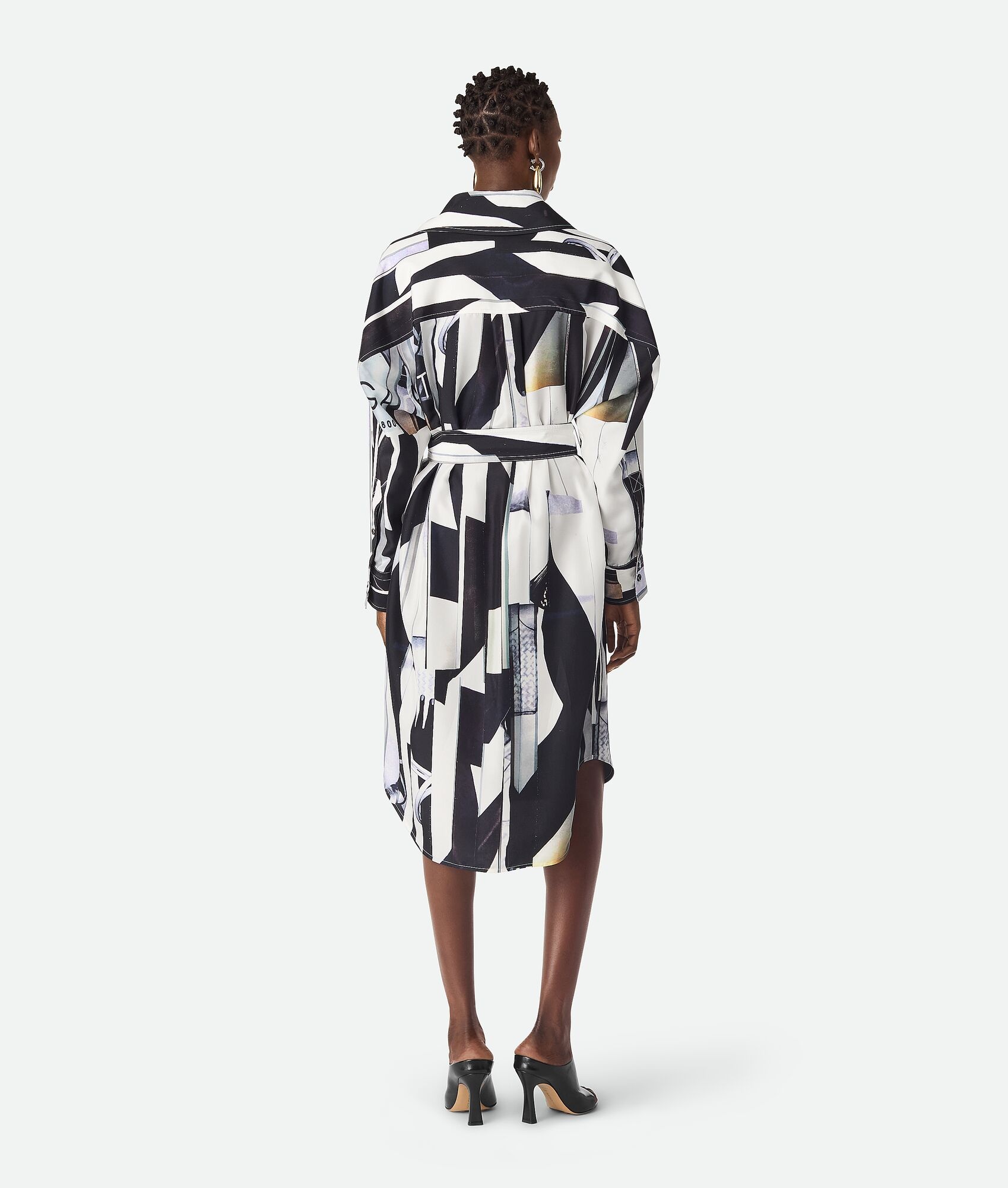 Silk Printed Dress - 3