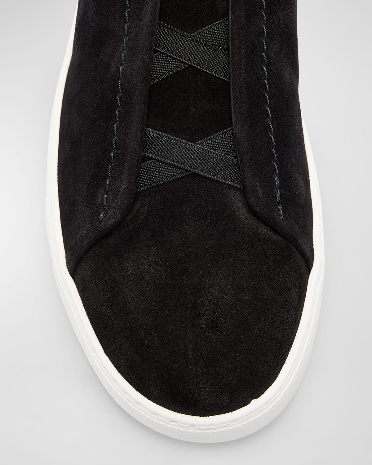 Men's Triple Stitch Suede Sneakers - 5