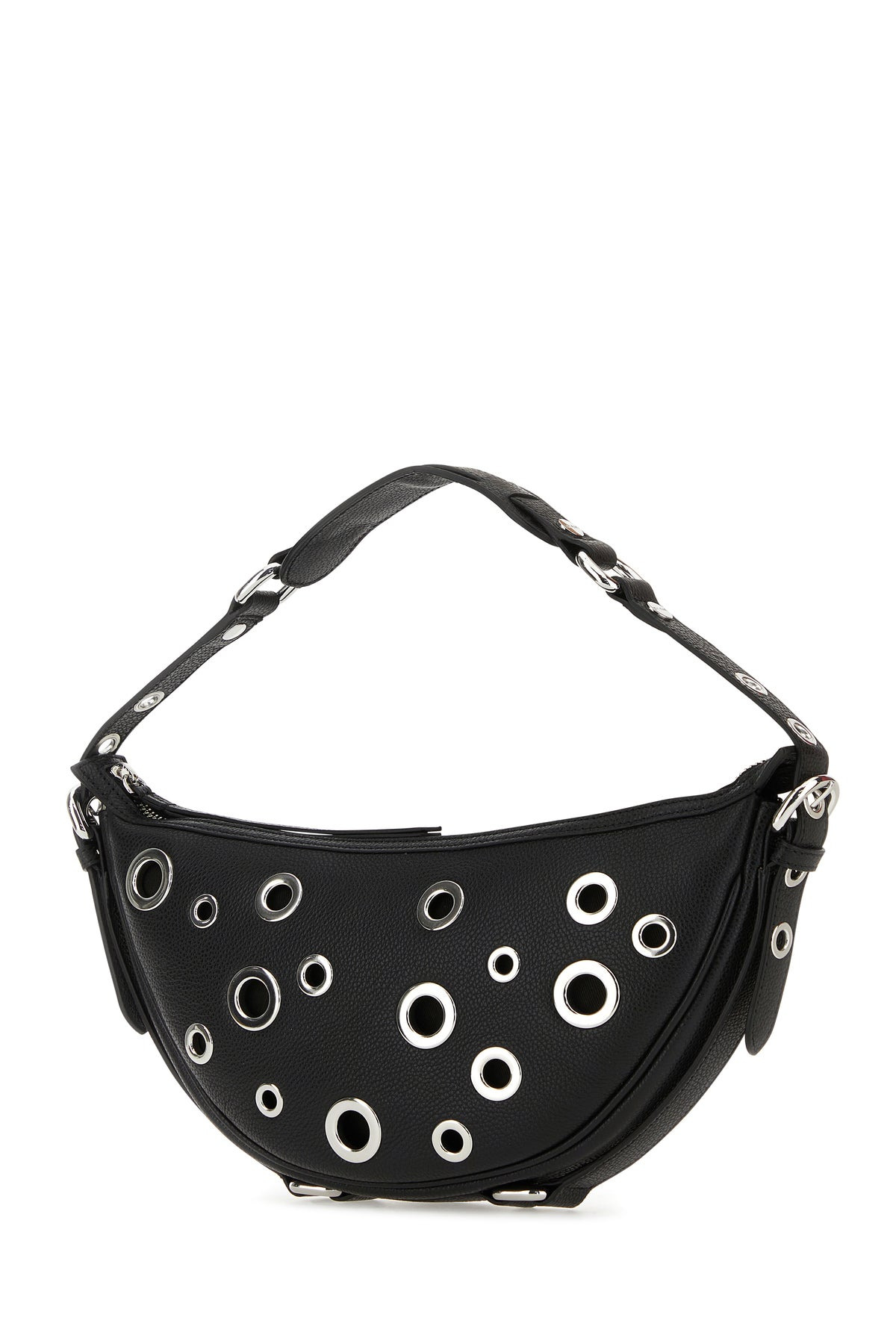 Black leather shoulder bag - 2