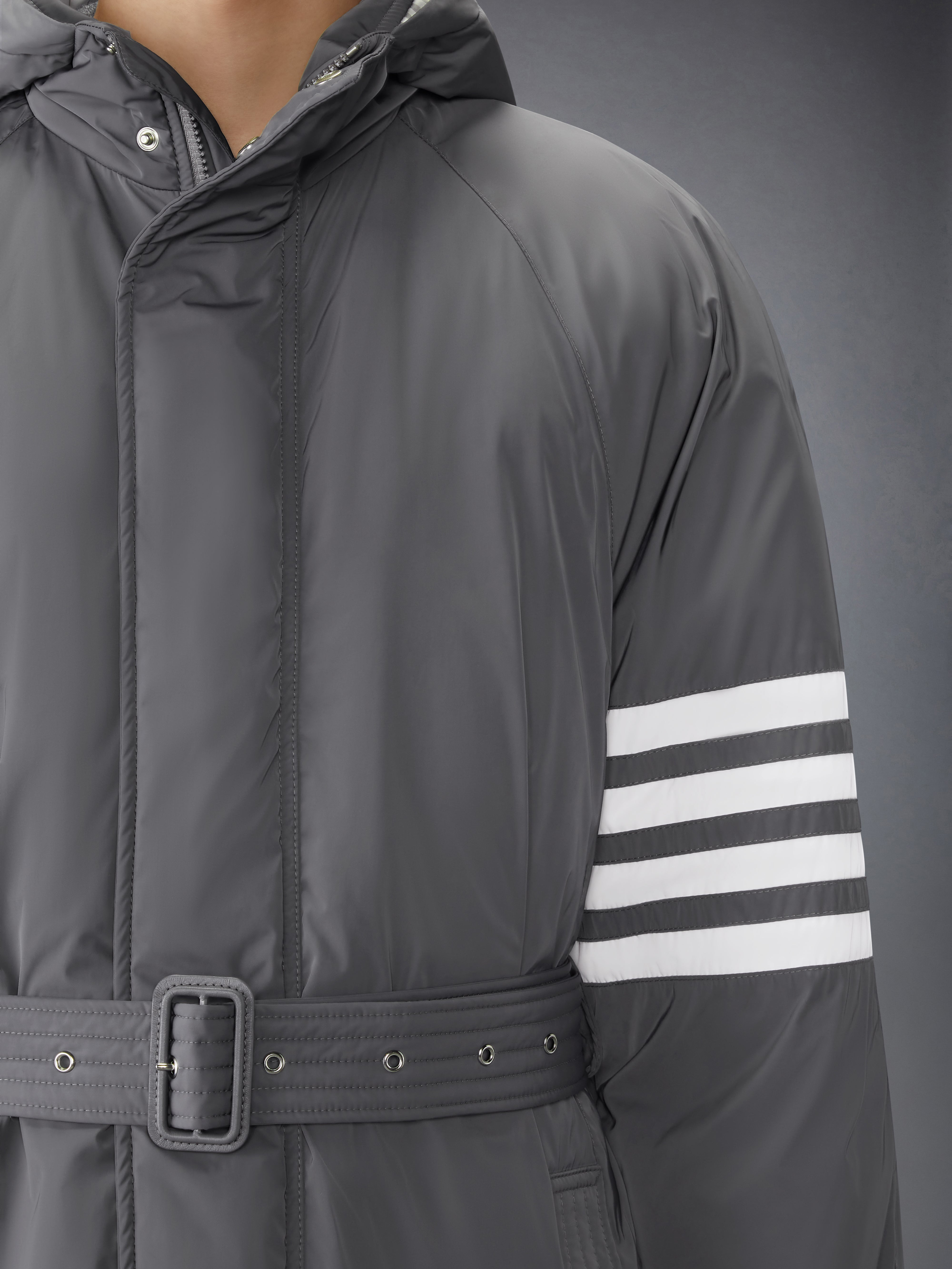 POLY TWILL 4-BAR DOWN FILLED PARKA - 9