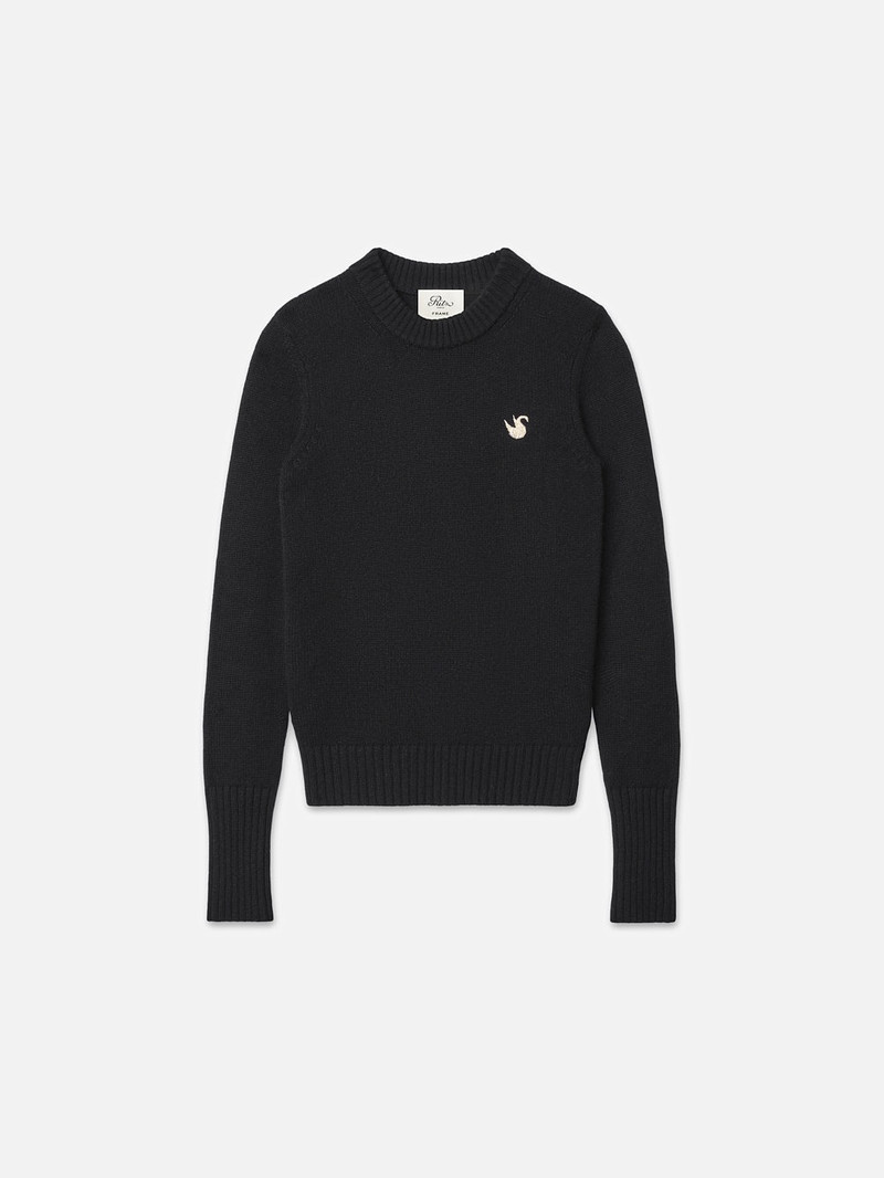 Ritz Women's Cashmere Sweater in Black 1