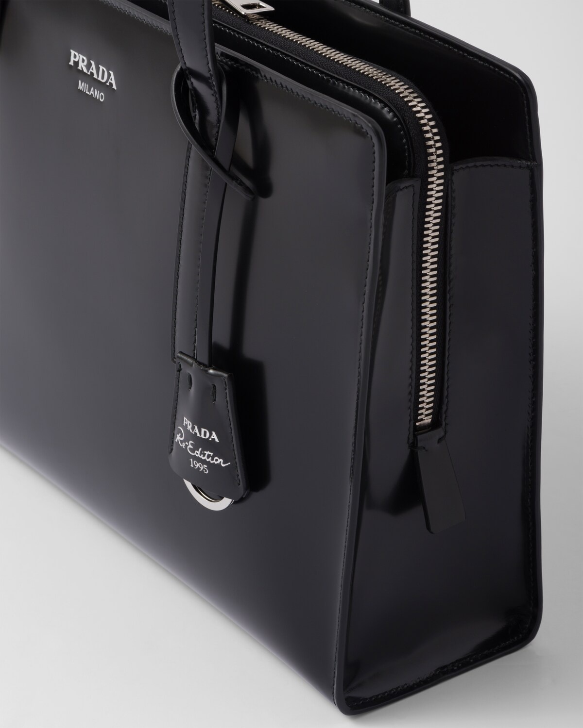 Prada Re-Edition 1995 brushed-leather medium handbag - 6