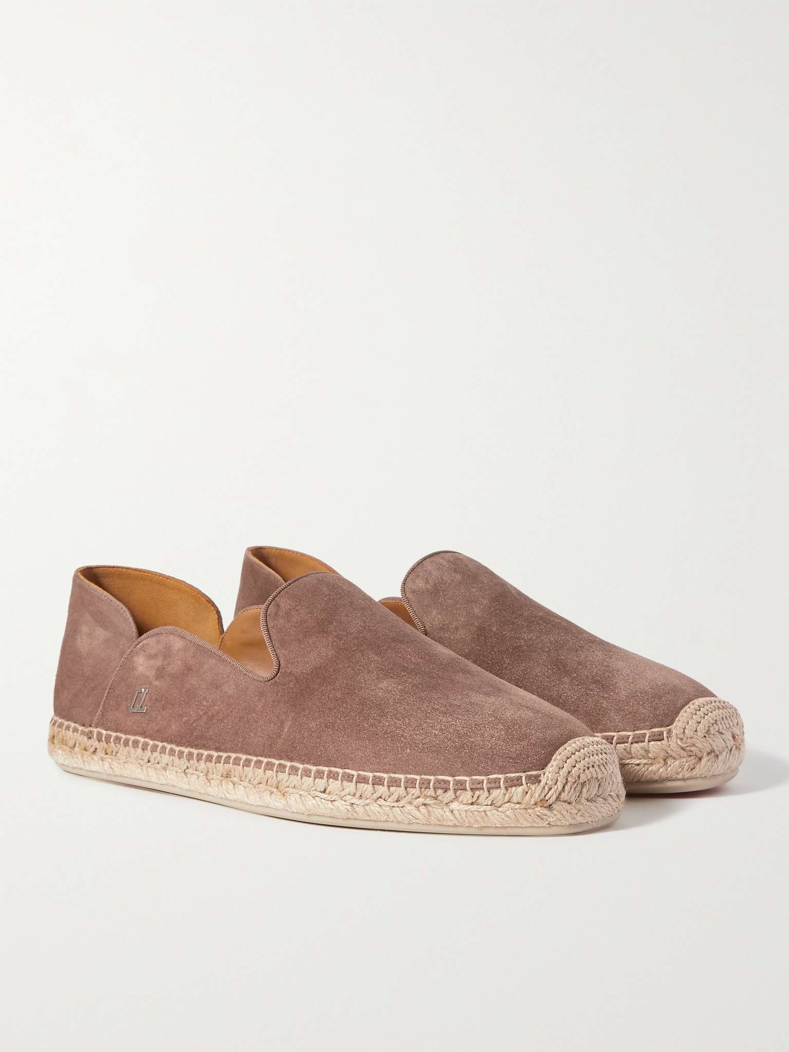 Collapsible-Heel Suede Espadrilles - 4