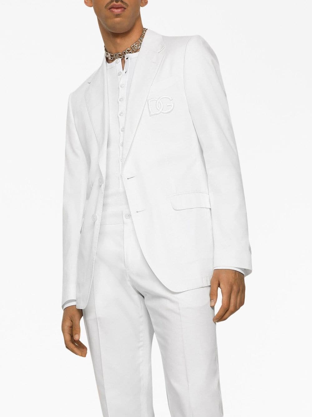 long-sleeve button-fastening top - 5