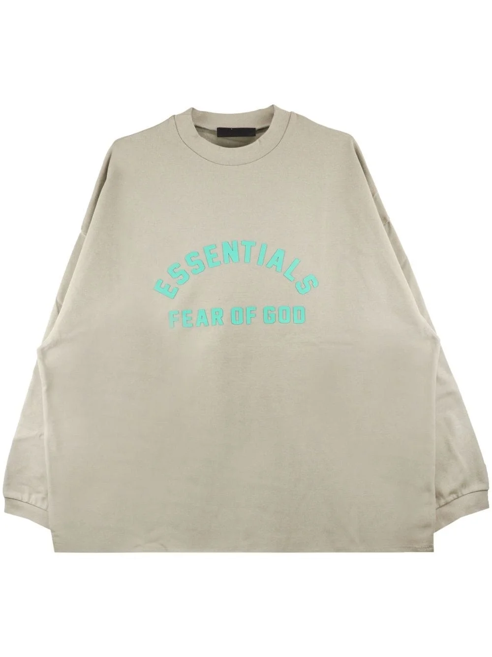 logo-print cotton sweatshirt - 1