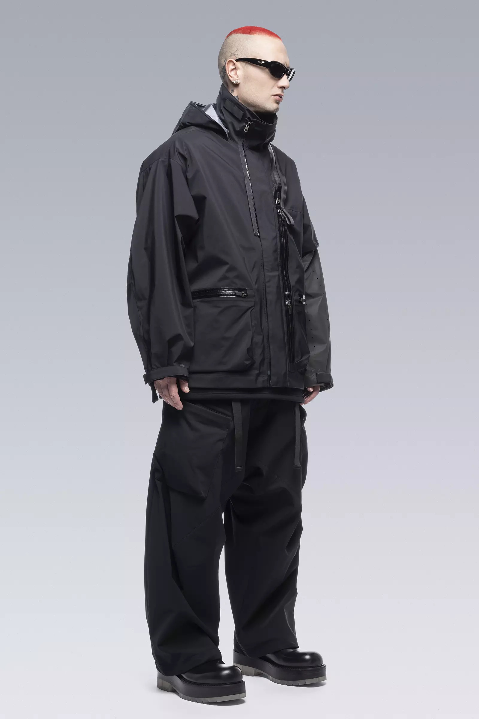 J115-GT 3L Gore-Tex Pro Interops Jacket Black/Black - 8