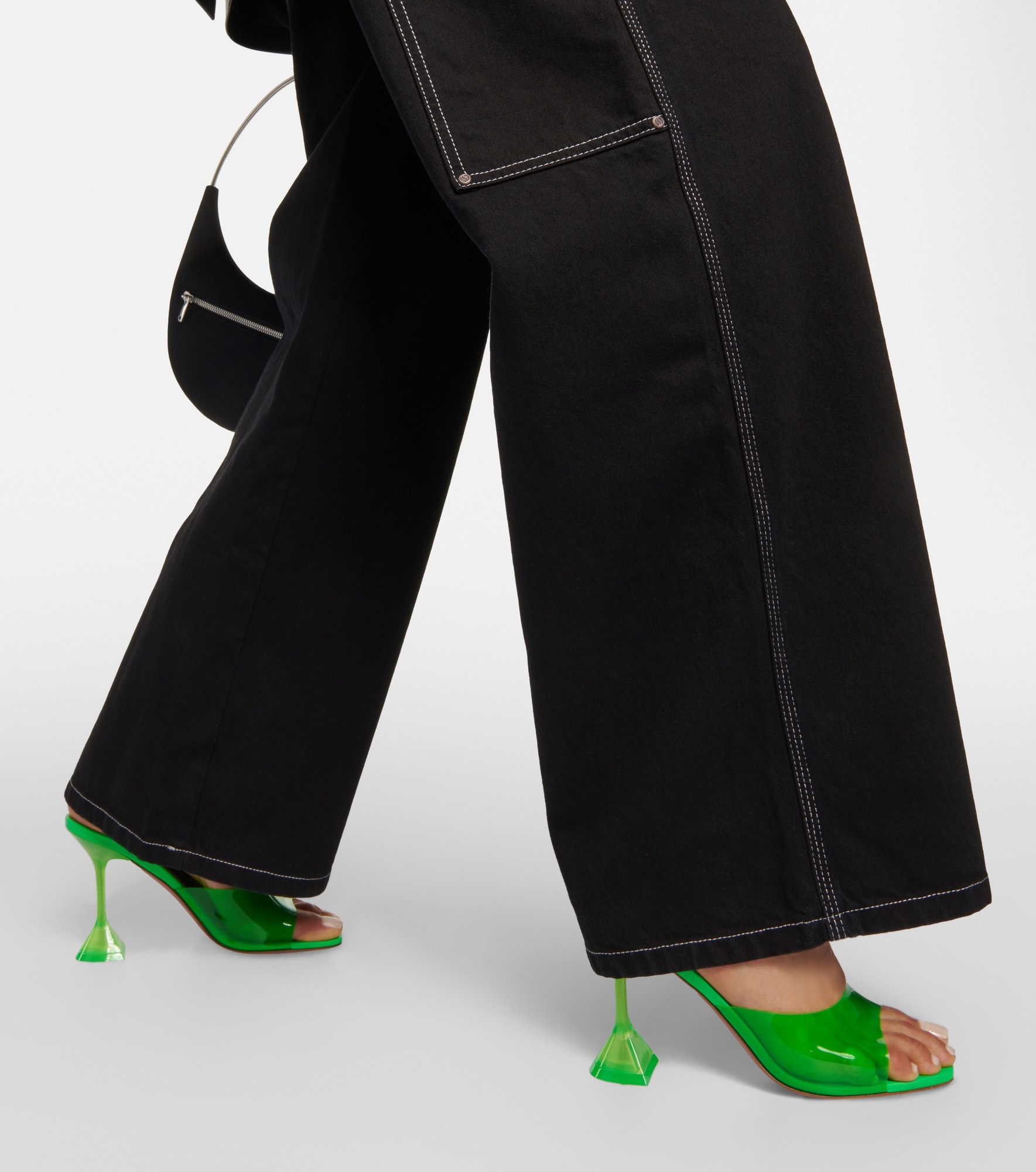 Lupita PVC mules - 4