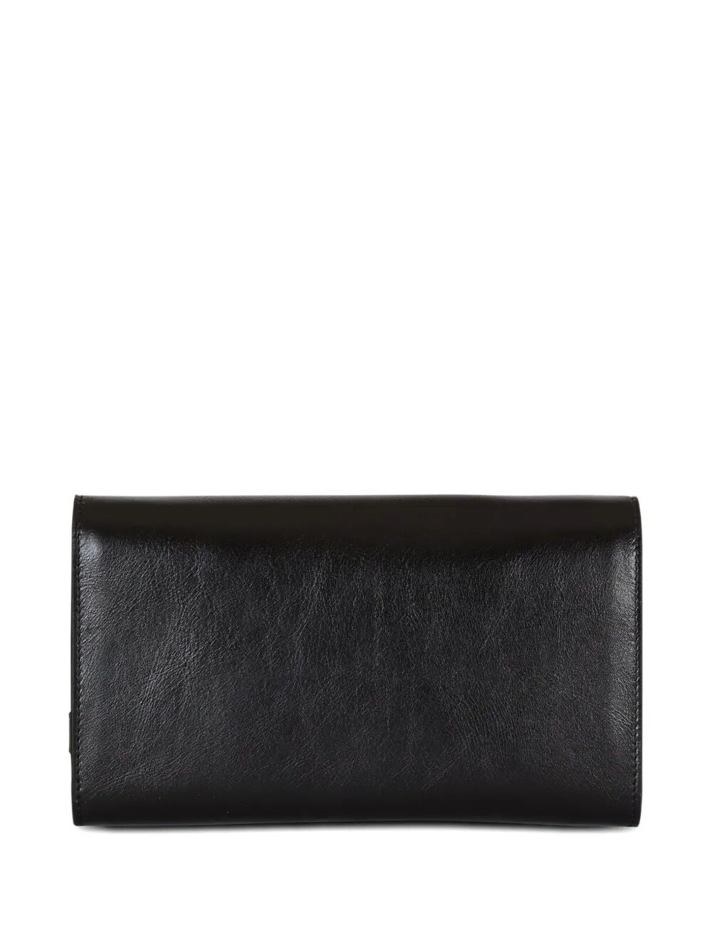 Balmain Women "Shuffle" Wallet On Chain Crinkled Leather - 2