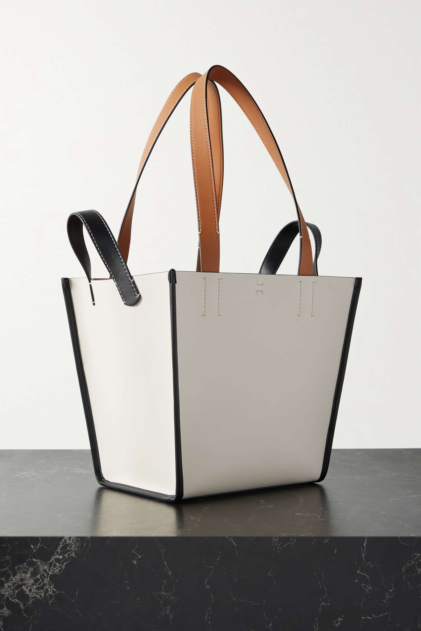 Mercer large color-block leather tote - 3