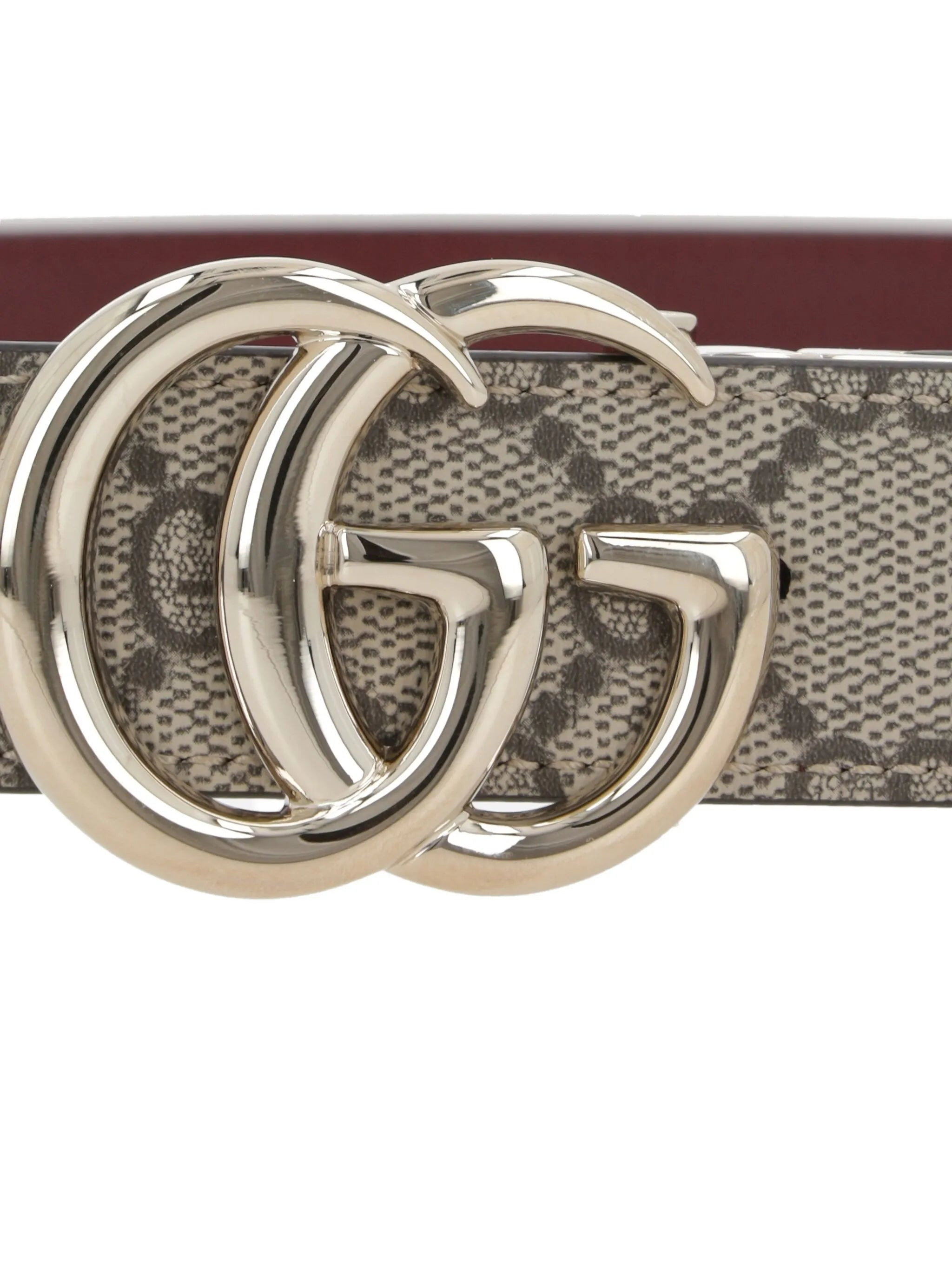 Gucci Signature Double G-buckle Reversible Leather Belt - 3