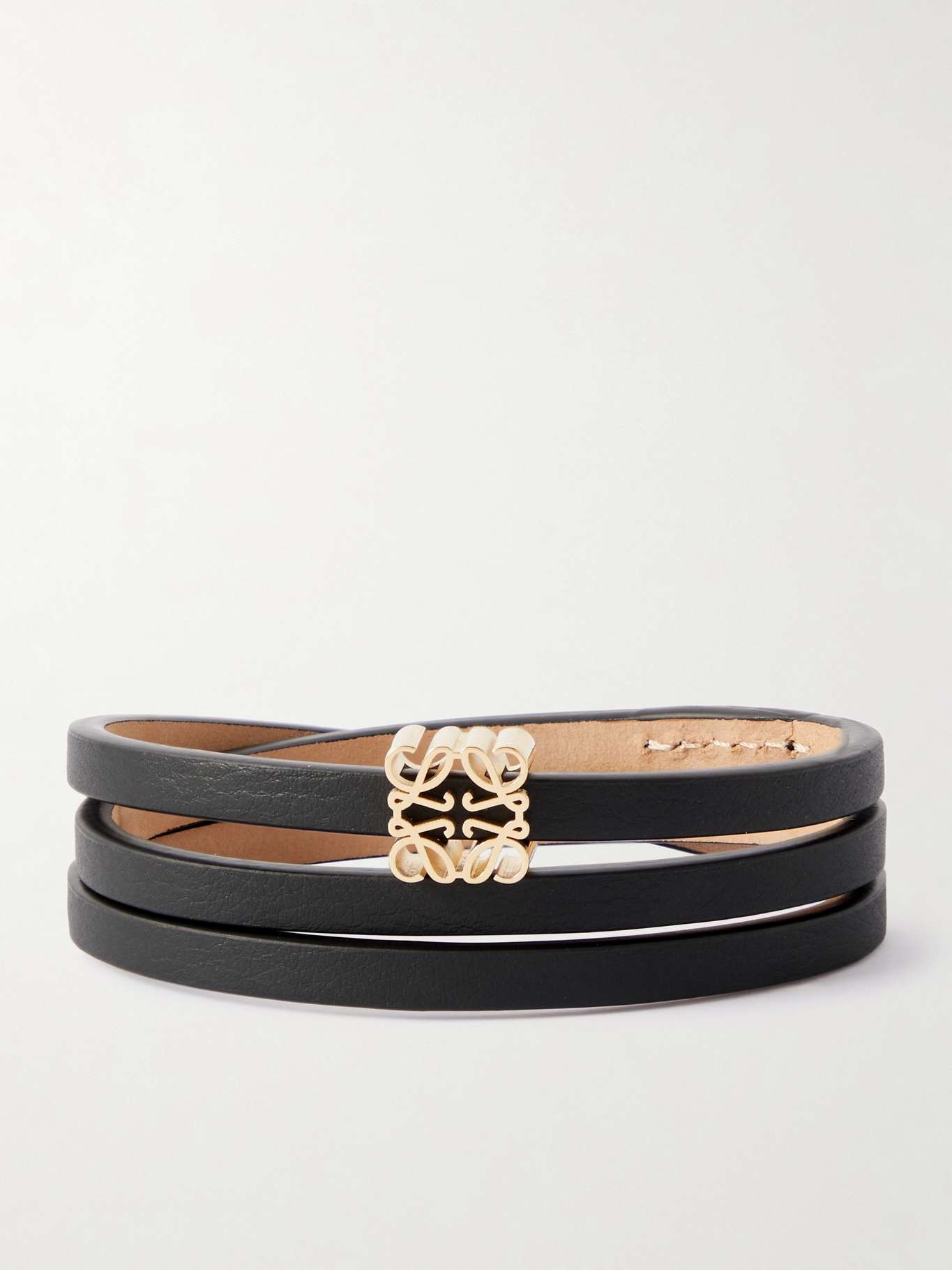 + Paula's Ibiza Twist embellished leather wrap bracelet - 1