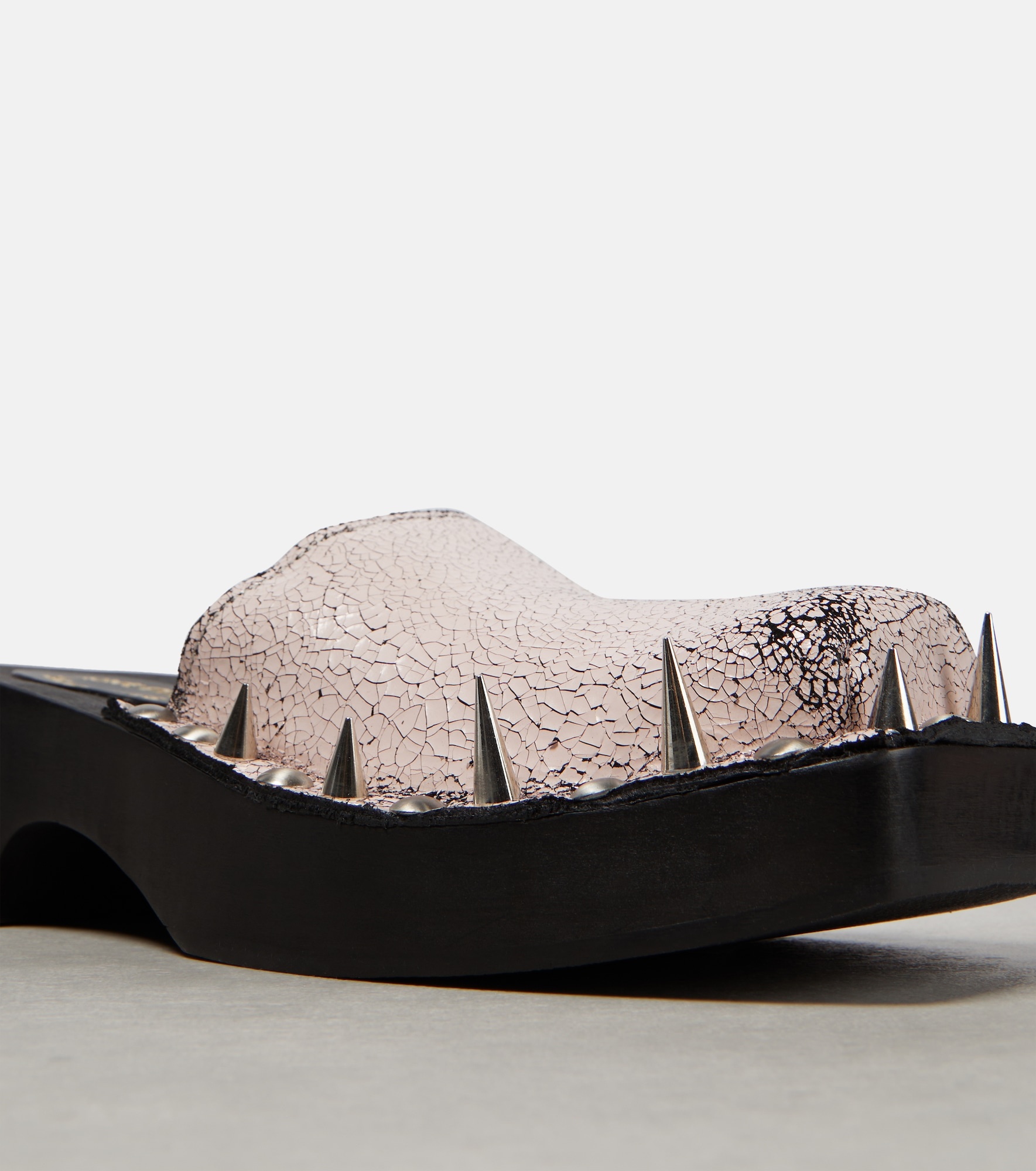 Embellished suede clogs - 6