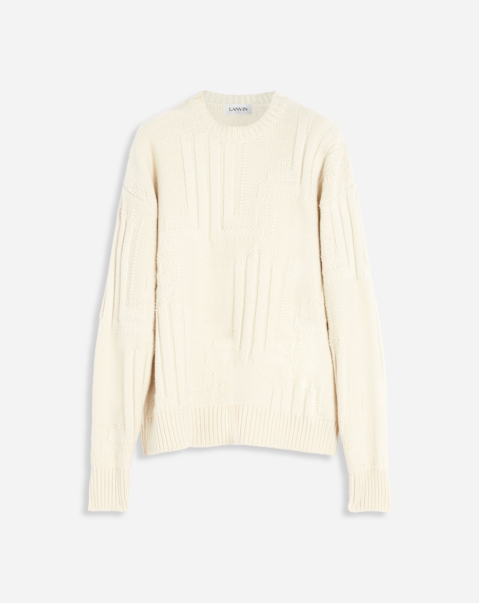 JL3D THICK ROUND NECK SWEATER - 1