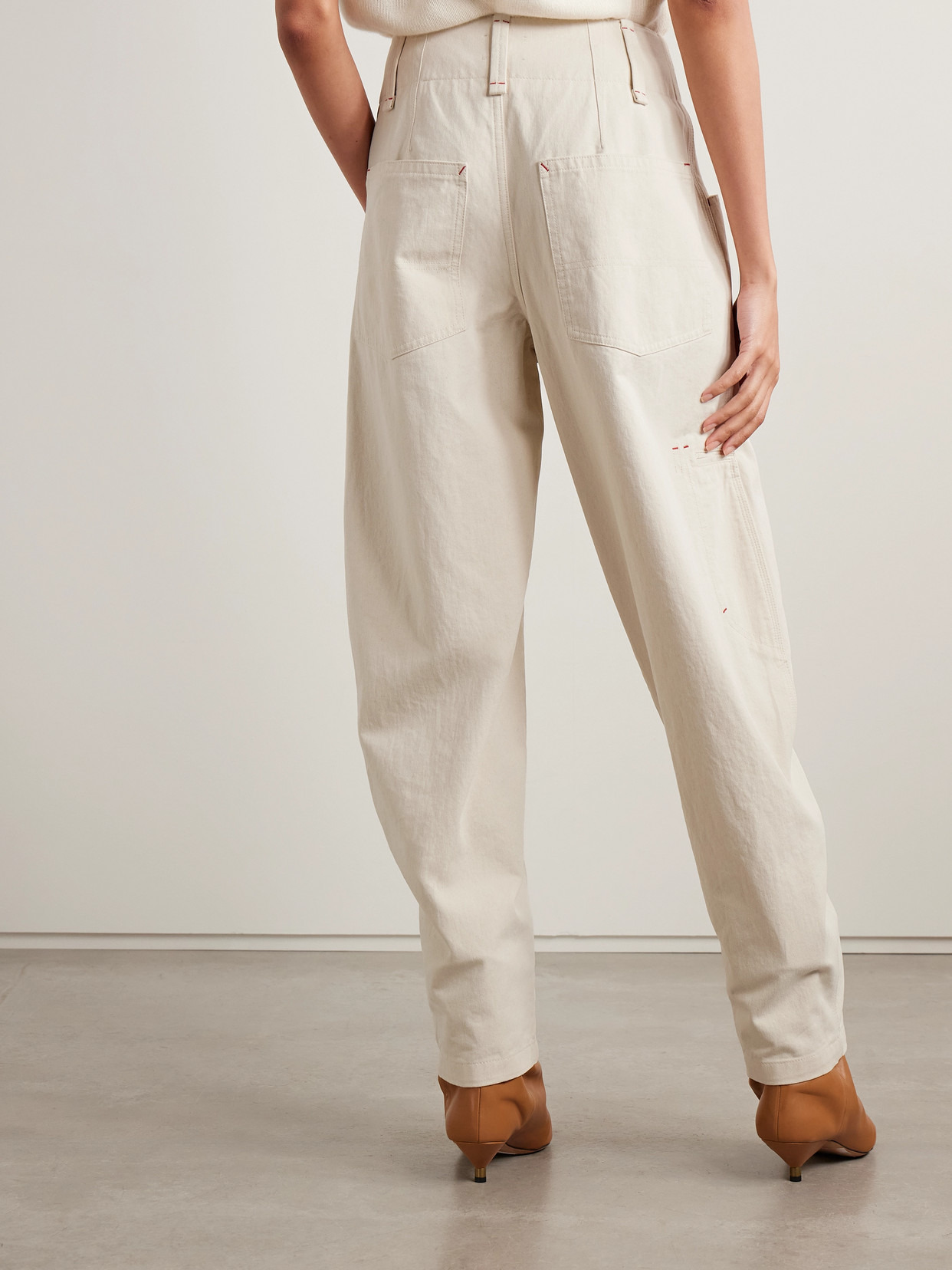 Oumaya High-rise Barrel-leg Jeans - 3