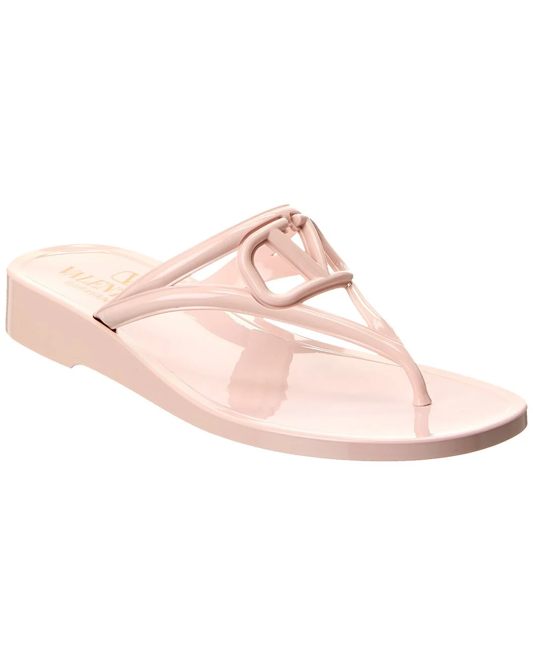Valentino VLogo Rubber Sandal - 1