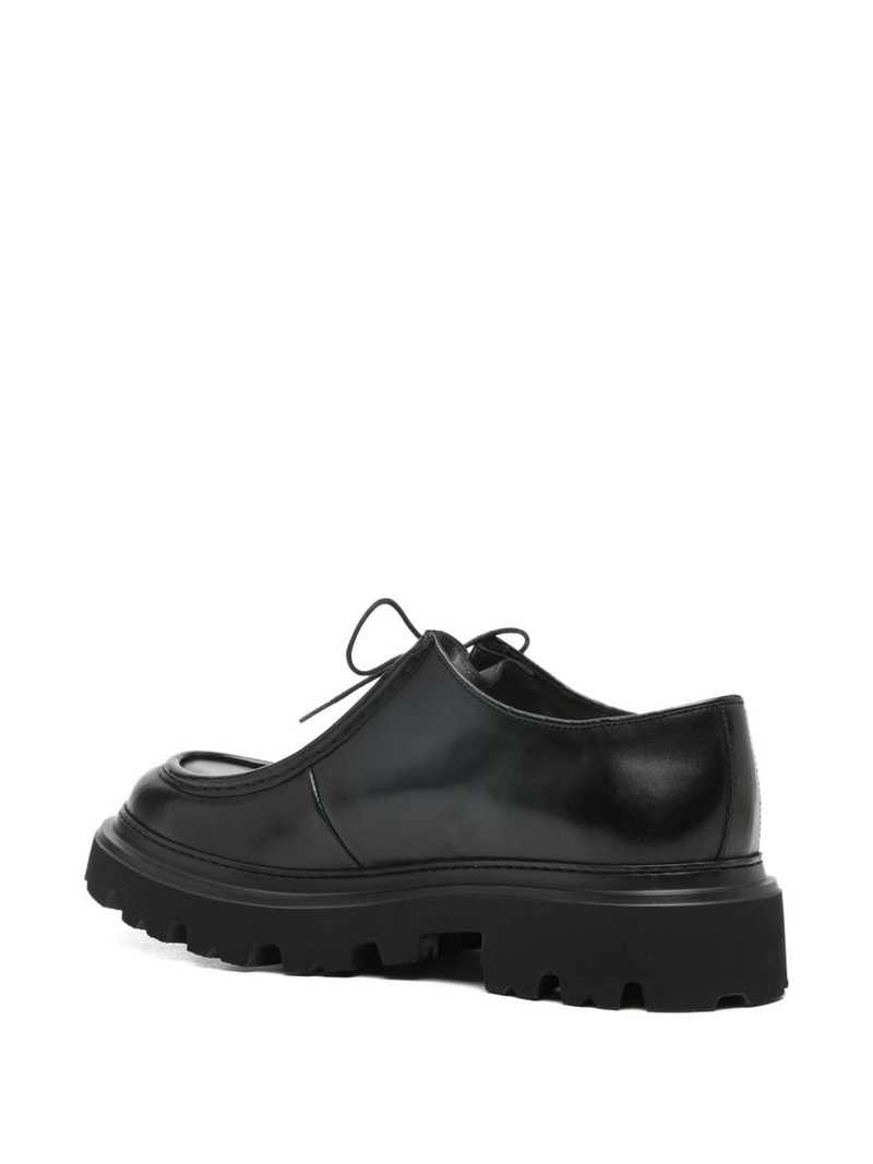 lace-up platform Derby shoes 3