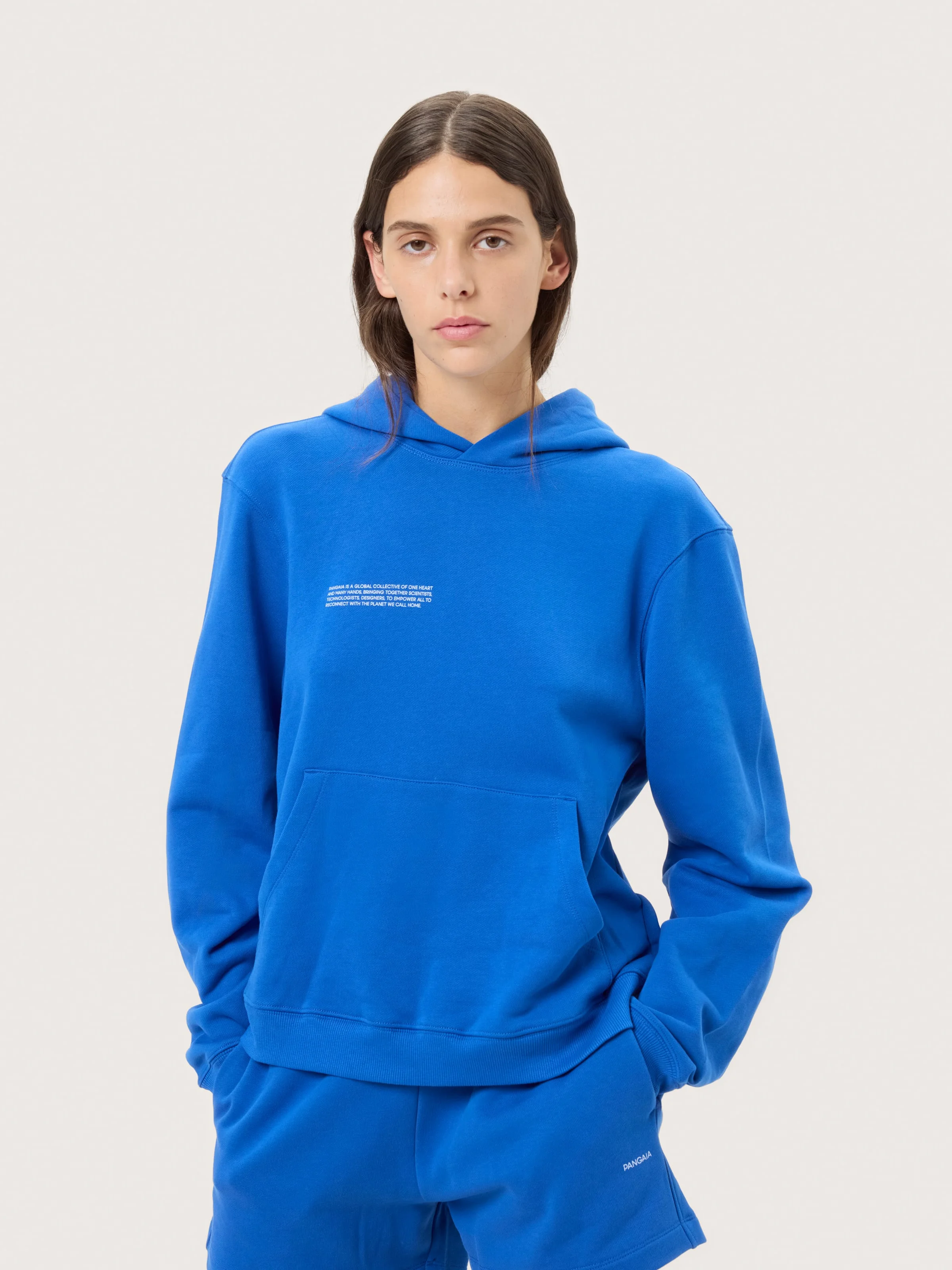 Womens Midweight Hoodie - Gaia Blue - 1