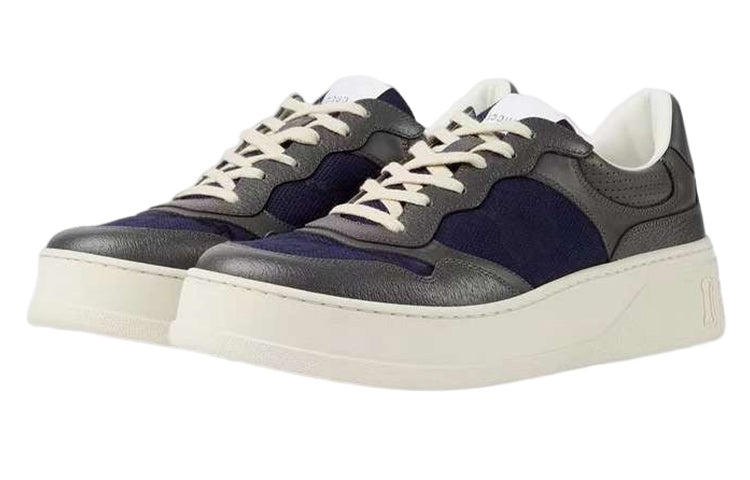 Gucci Interlocking G Lace-Up Sneakers 'Grey Blue' 726543-AABNK-1152 - 2