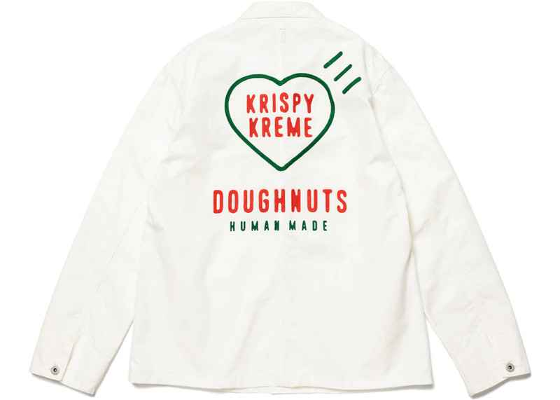 Human Made Human Made x Krispy Kreme Factory Jacket White outlook