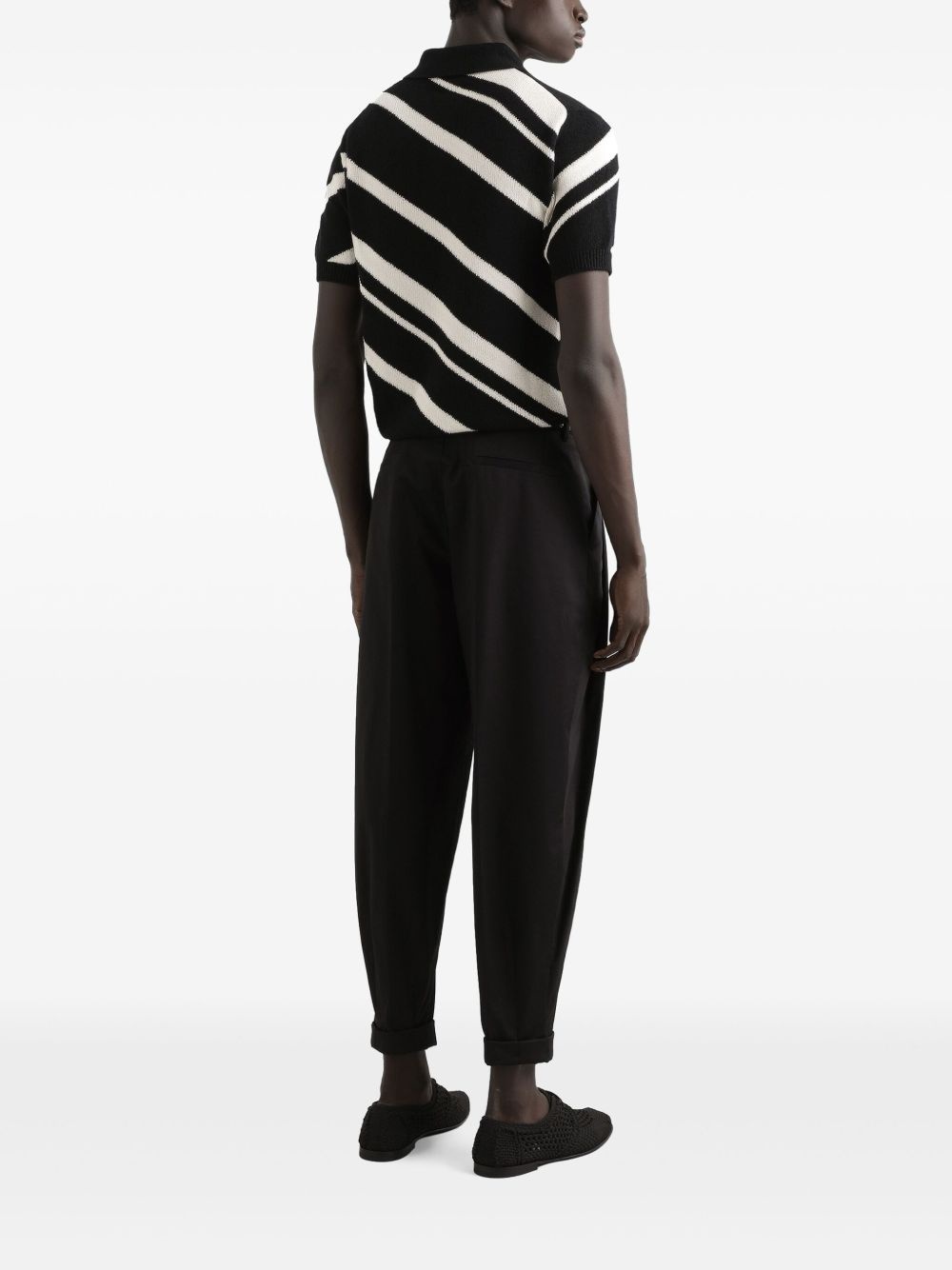 striped polo shirt - 3