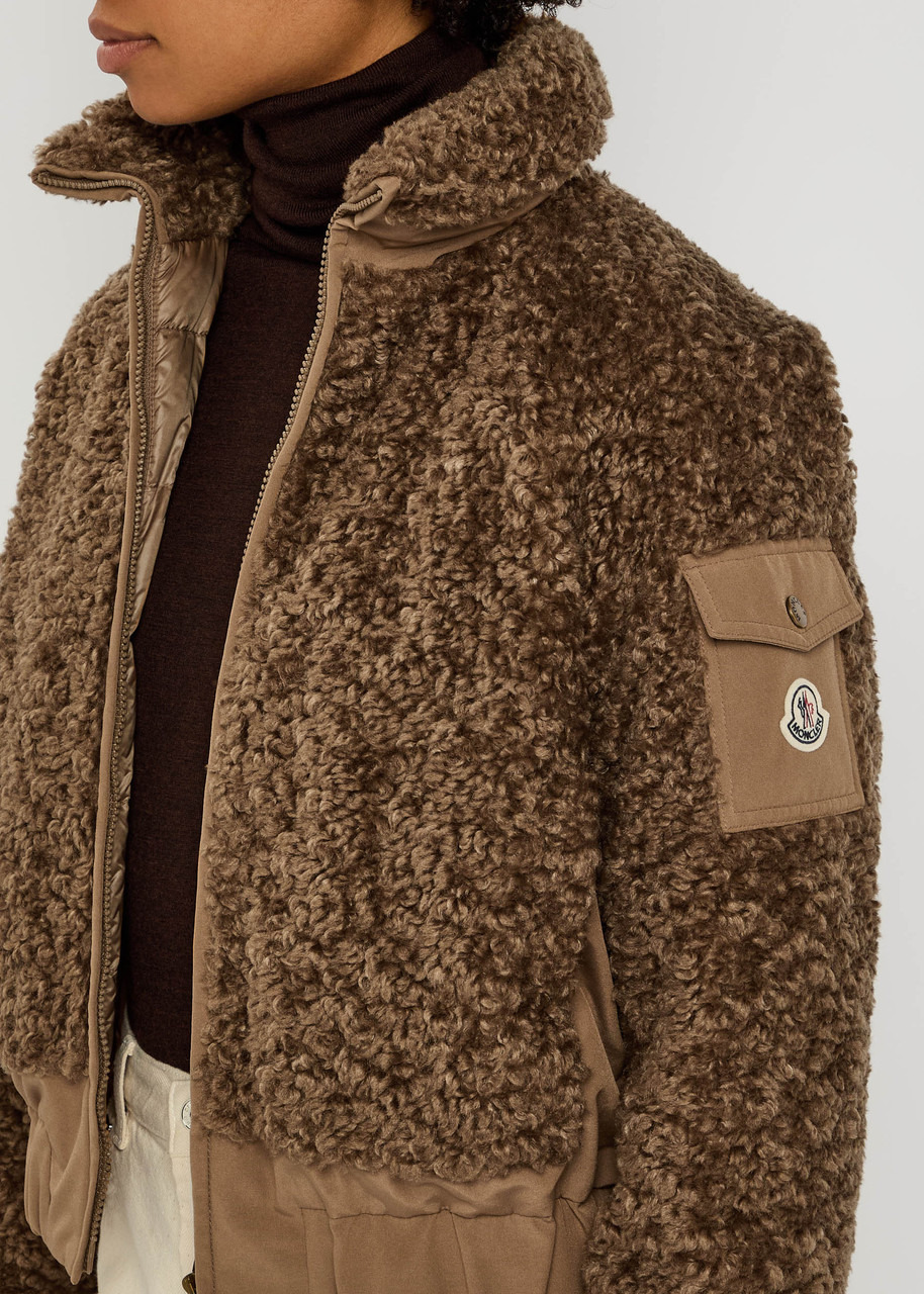 Moncler Coligny Padded Faux fur and Shell Jacket - 5