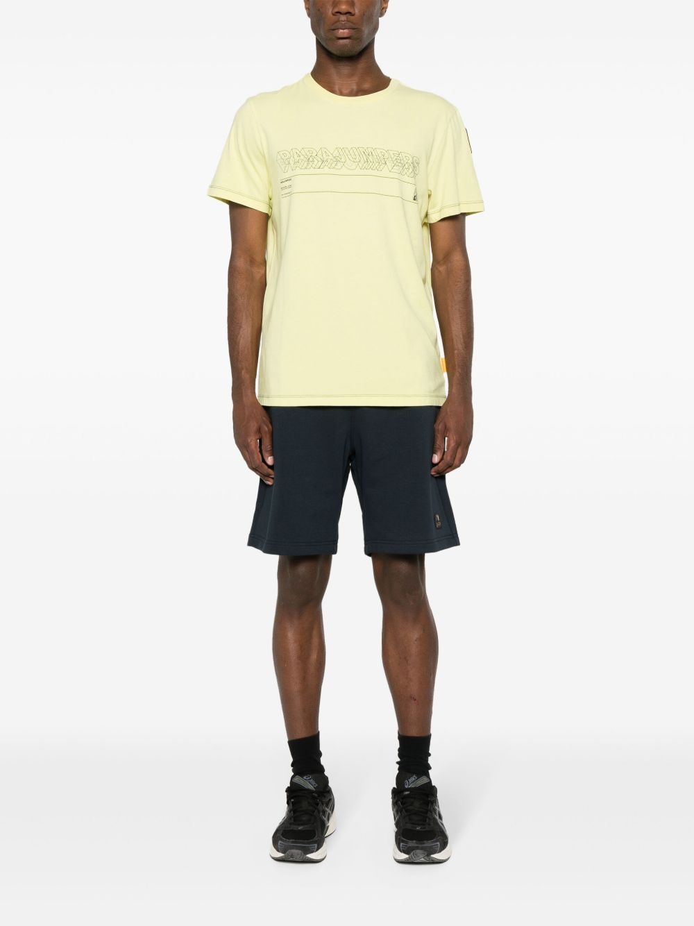 logo-appliqué jersey shorts - 2