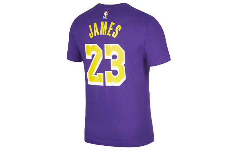 Jordan Air Jordan NBA Statement Edition Los Angeles Lakers LeBron James No. 23 Basketball Sports Short Slee outlook
