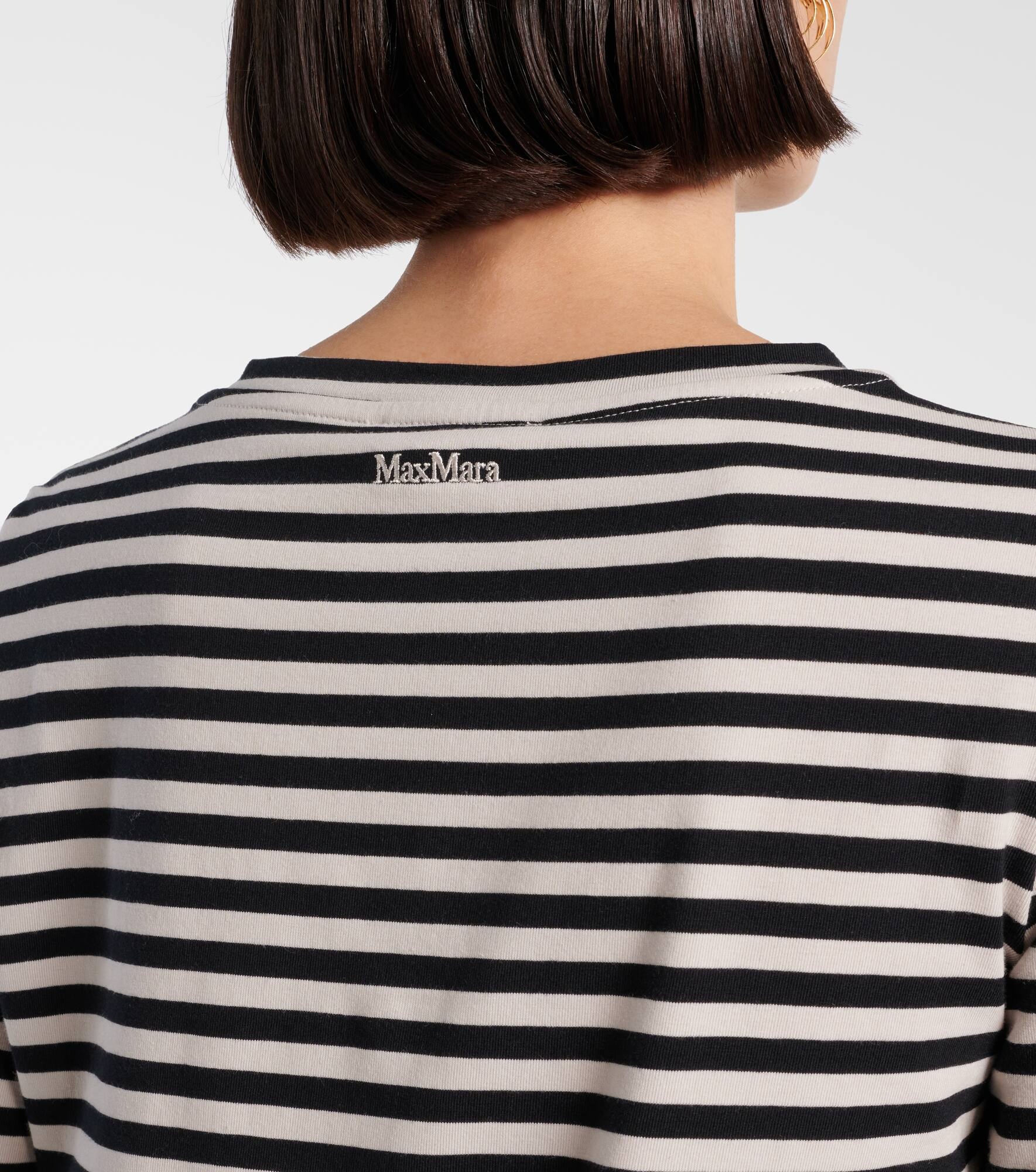 Durata striped cotton-blend T-shirt - 5