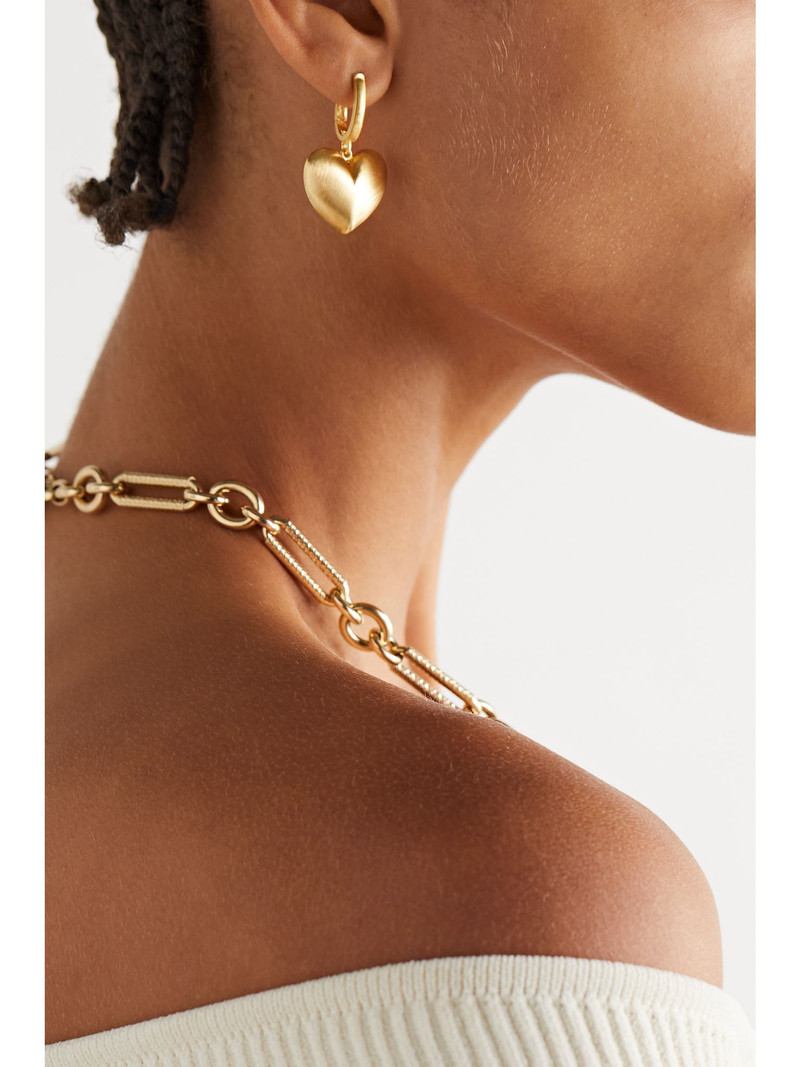 LAUREN RUBINSKI 14-karat gold earrings Gold outlook