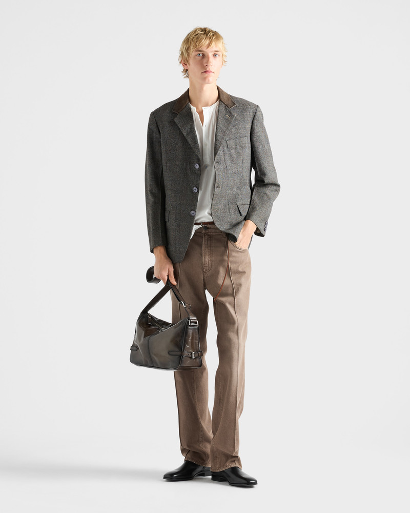 Prada Five-pocket washed denim jeans outlook