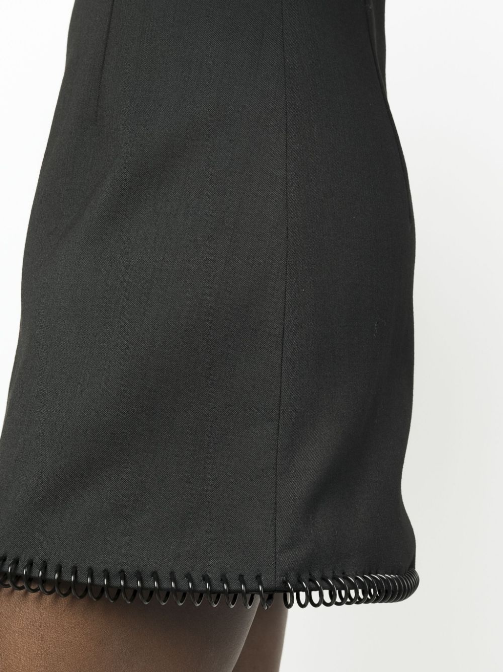Spiral square-neck minidress - 5