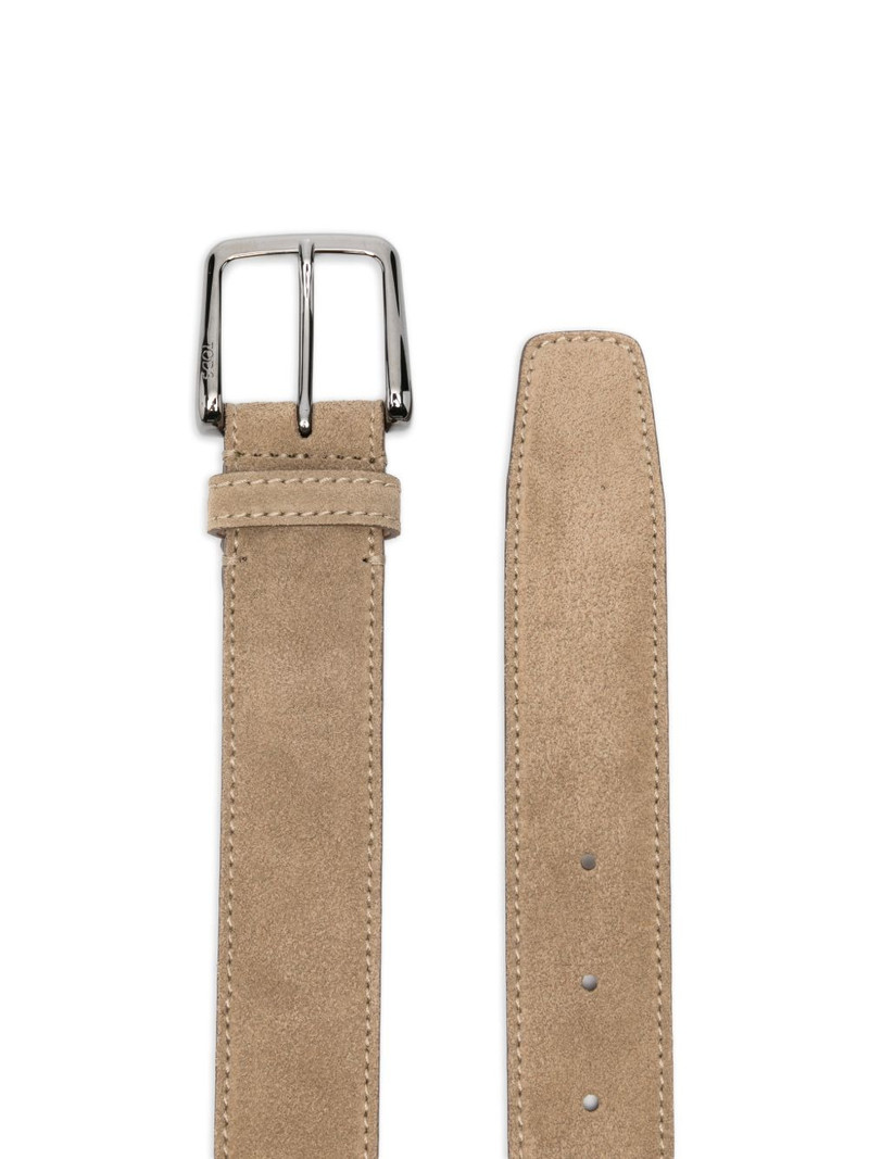 Tod's suede buckle belt outlook