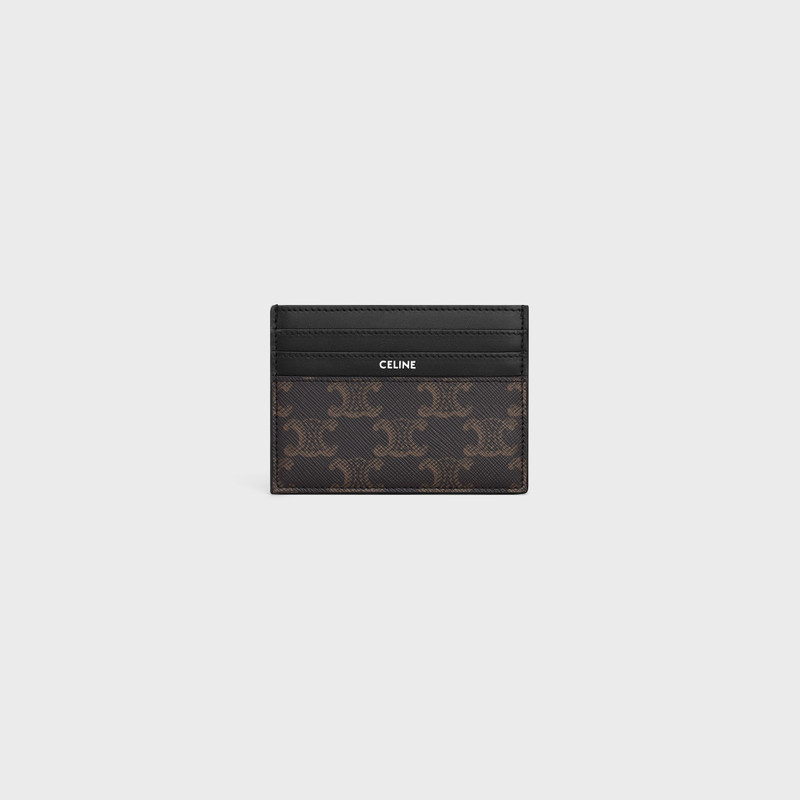 LARGE CARD HOLDER in TRIOMPHE CANVAS AND CLAFSKIN 1