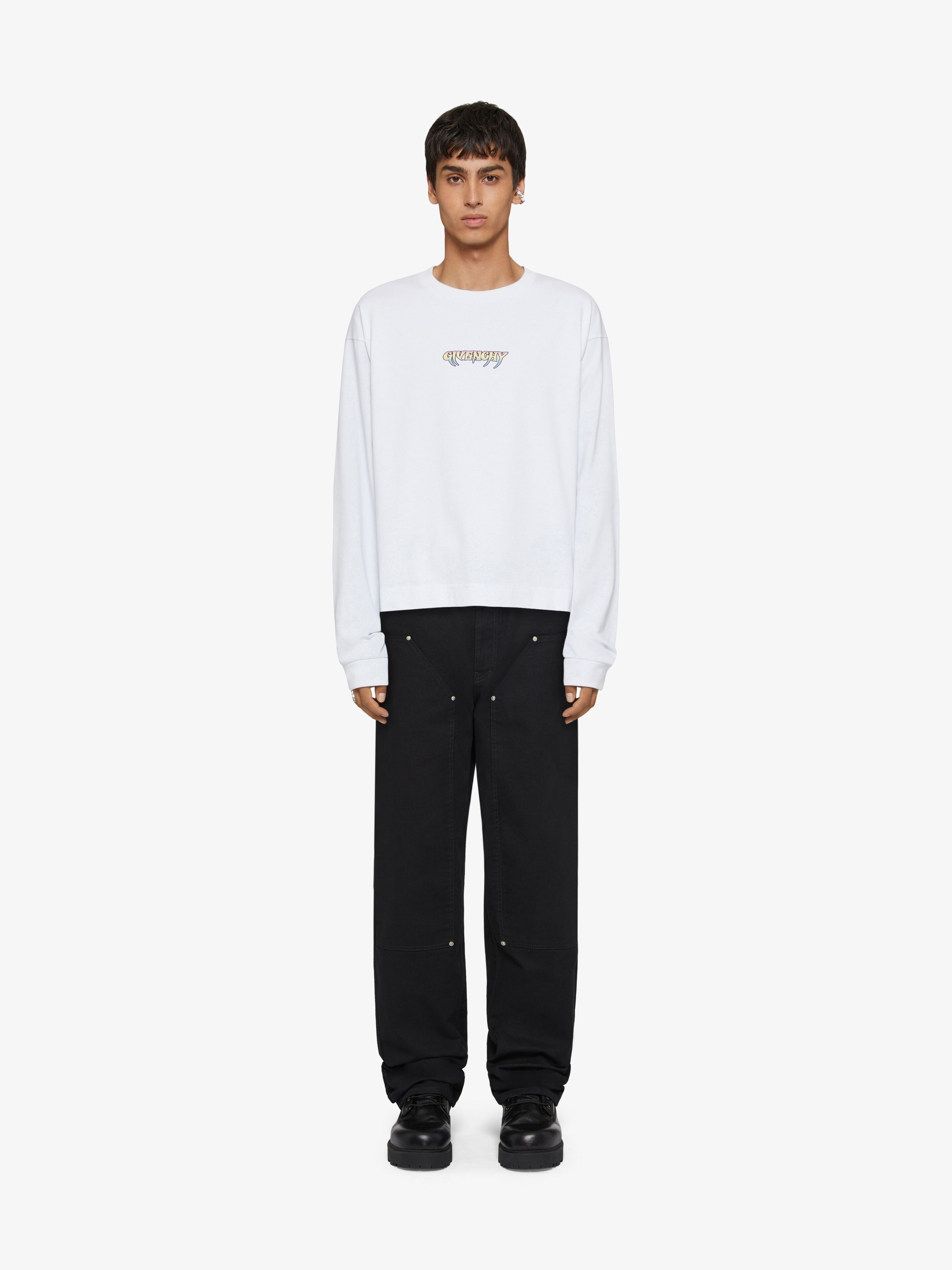GIVENCHY WORLD TOUR BOXY FIT T-SHIRT IN COTTON - 2