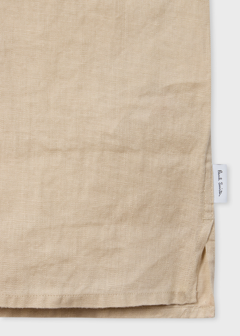 Paul Smith Casual-Fit Piece-Dyed Ecru Shirt outlook