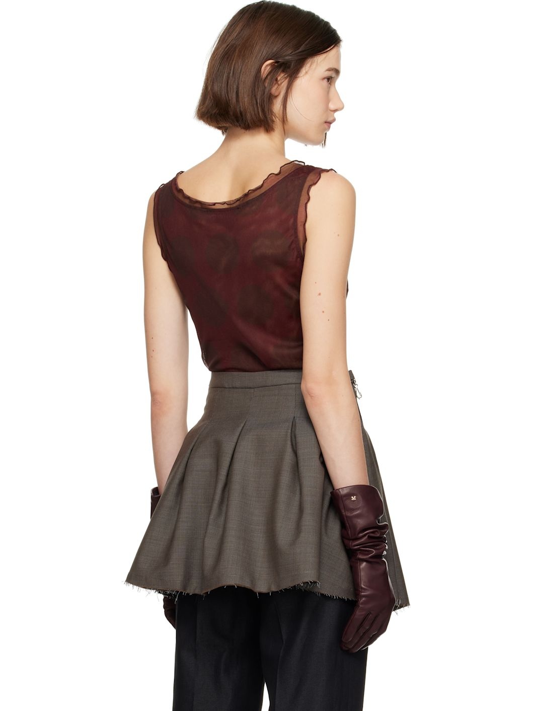 Burgundy Perfect Tank Top - 3
