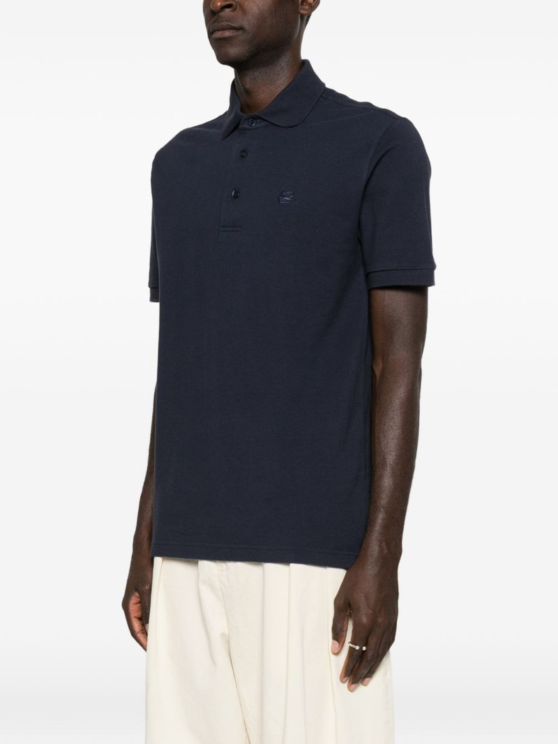 logo-embroidered polo shirt 3