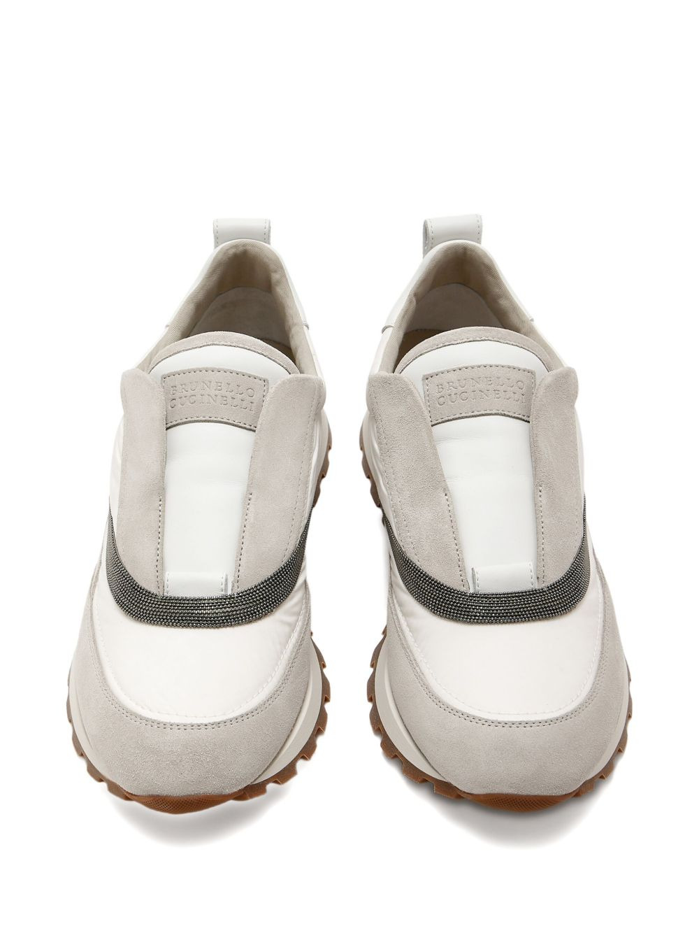 slip-on embellished slip-on sneakers - 3