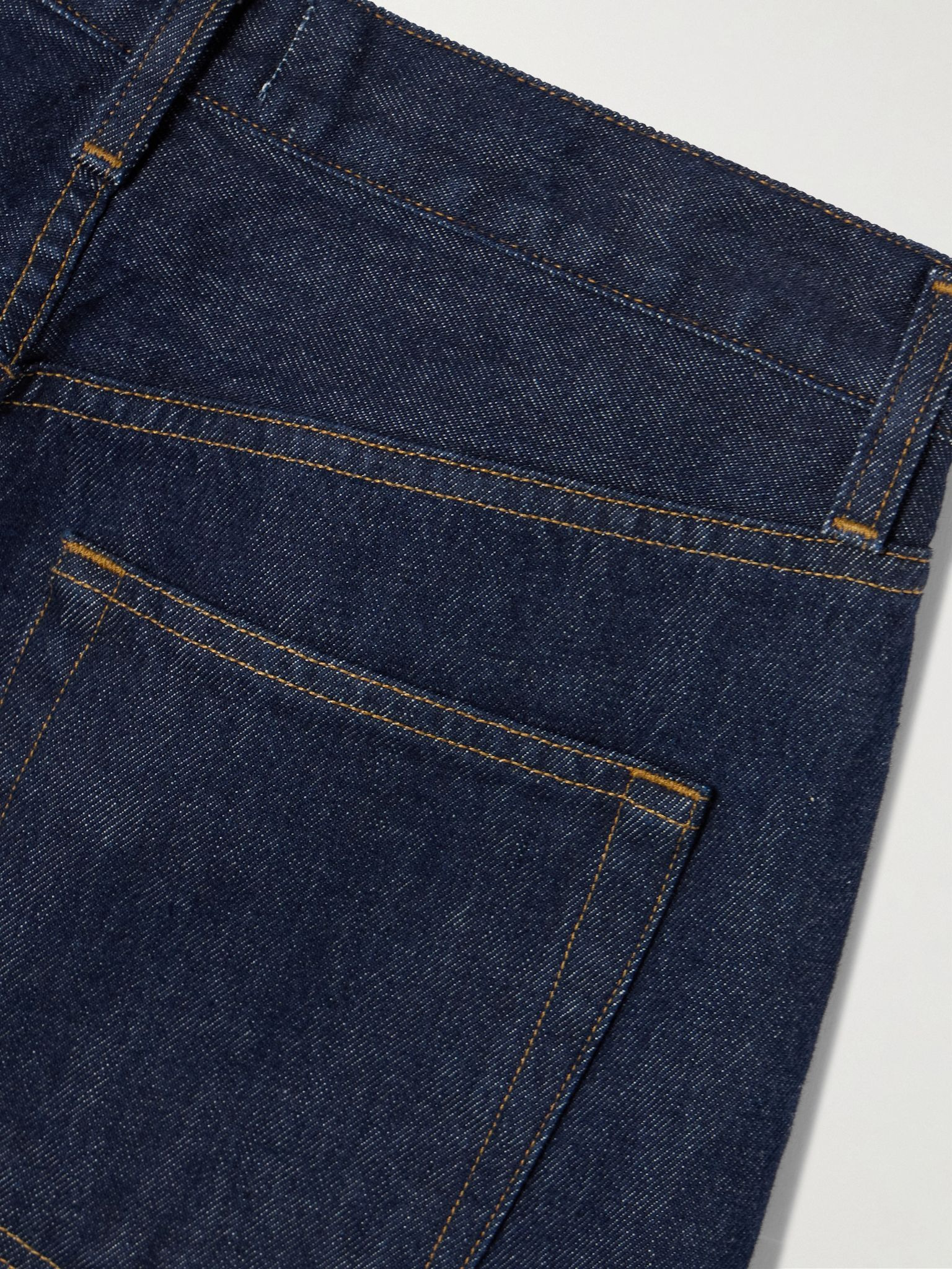 Kelly high-rise straight-leg jeans Indigo - 6