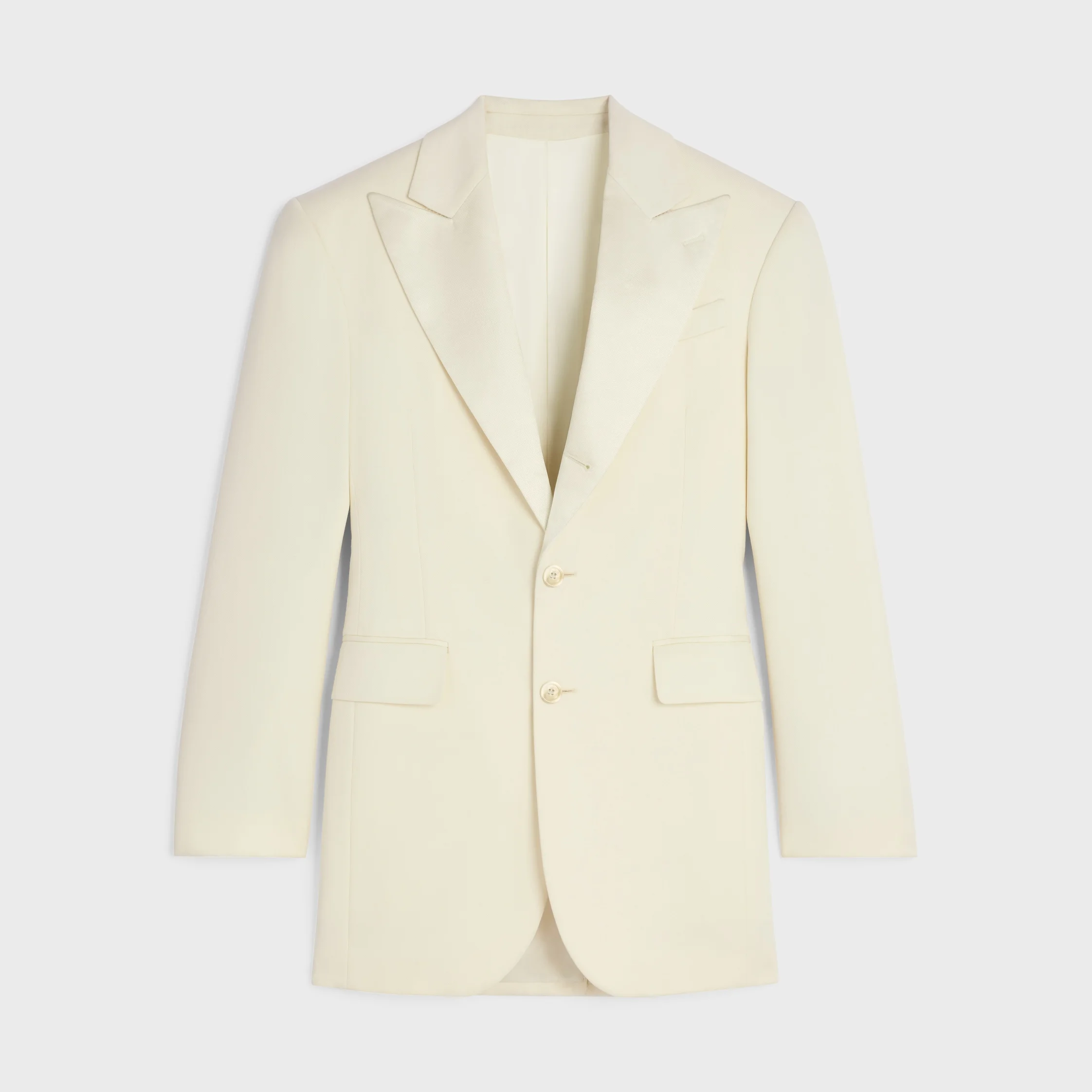 colonne jacket IN diagonal wool - 1