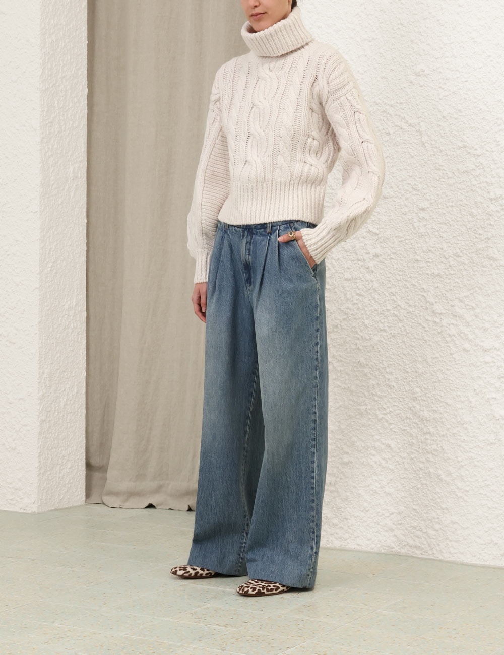 ILLUSTRATION CABLE SWEATER - 3