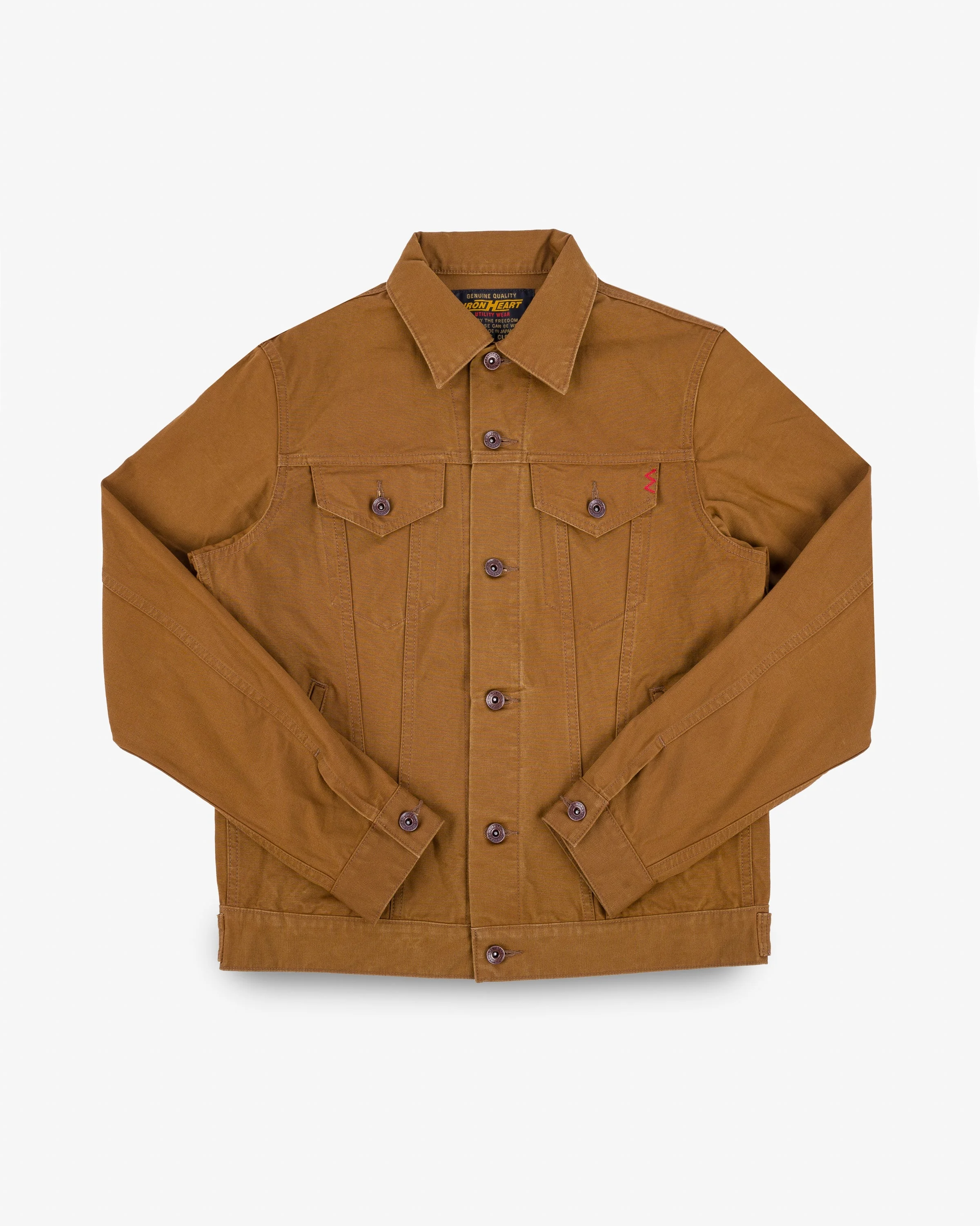 9OZ CANVAS TYPE III JACKET - BROWN - 1