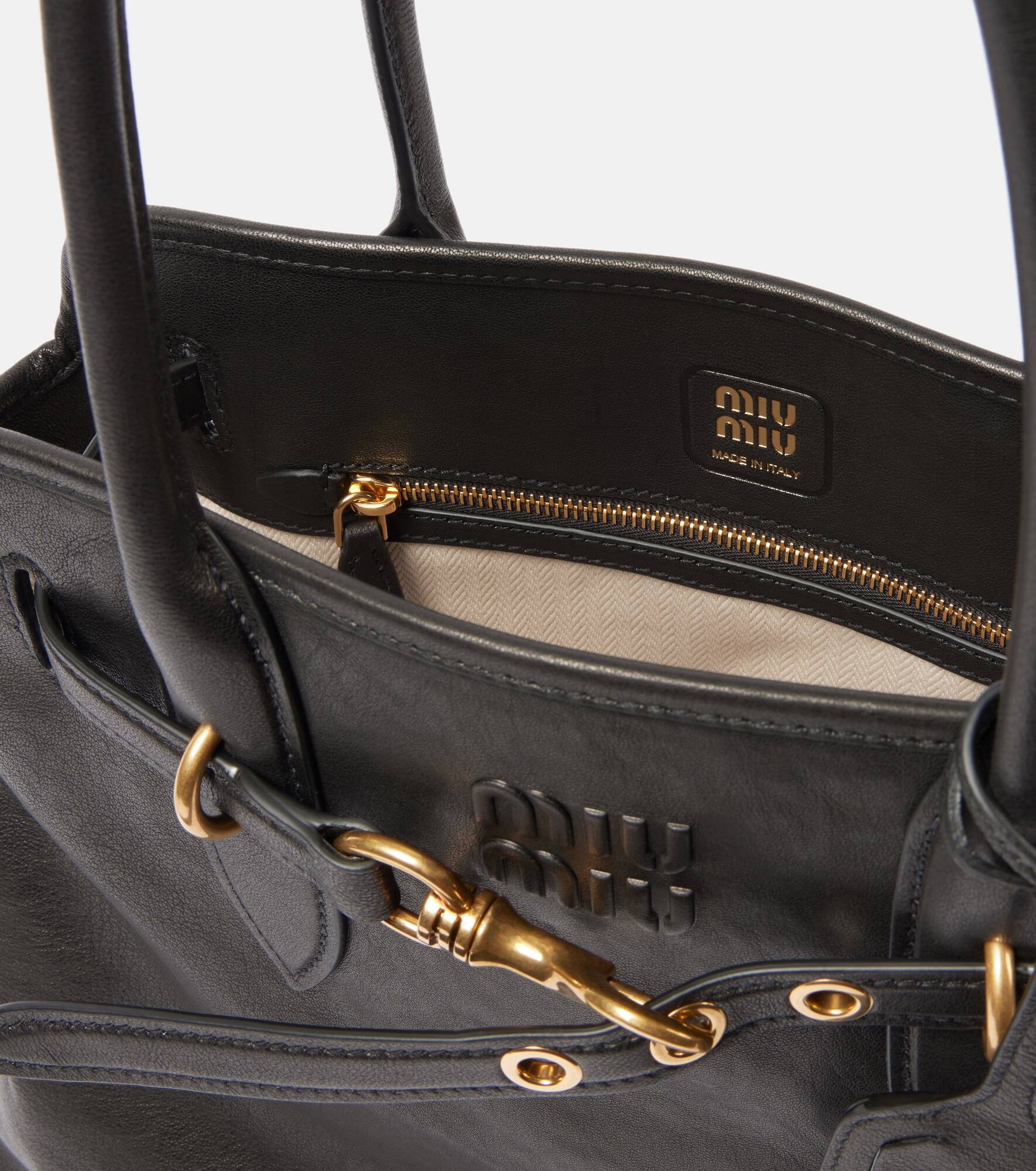Aventure Medium leather tote bag - 3