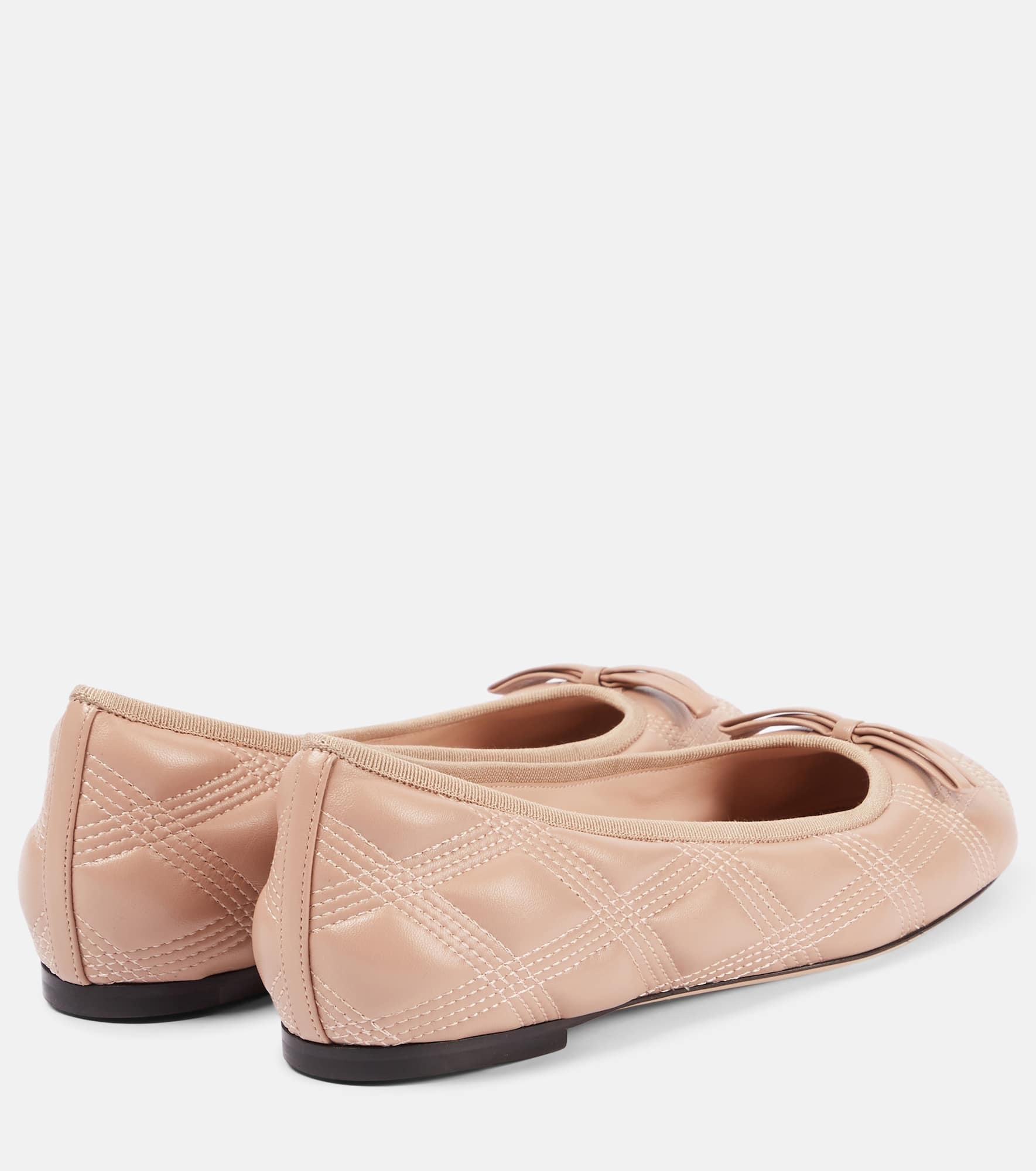 Quiltie leather ballet flats - 2