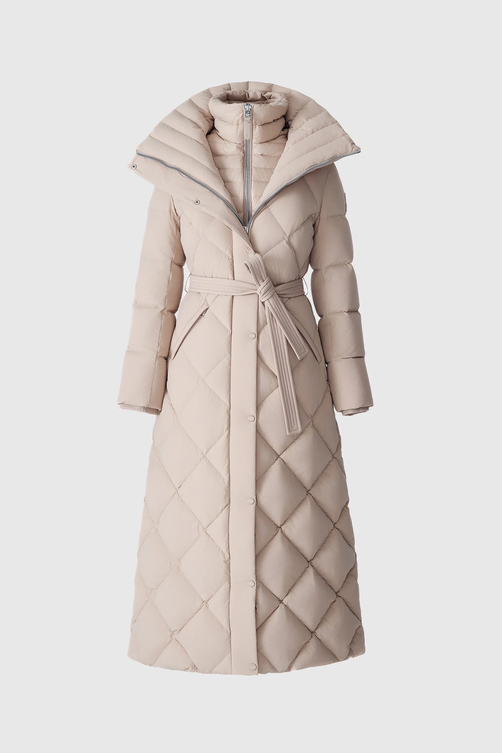 LAURELLA 2-in-1 Light Down Belted Coat - 1