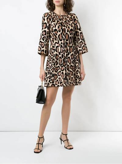 Dolce & Gabbana leopard-print mini dress outlook