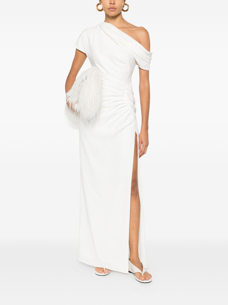 SIMKHAI Kally draped asymmetric-shoulder maxi dress outlook