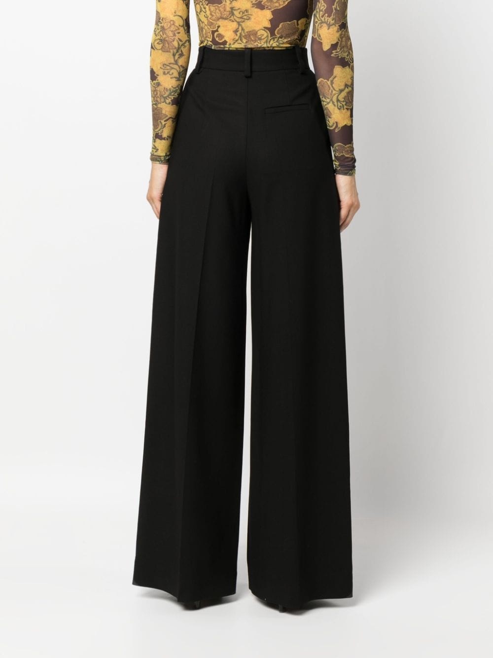 box-pleat tailored trousers - 4