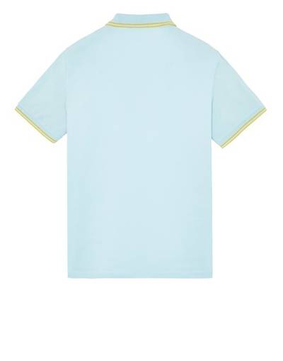 Stone Island 22S18 STRETCH PIQUÉ AQUA outlook