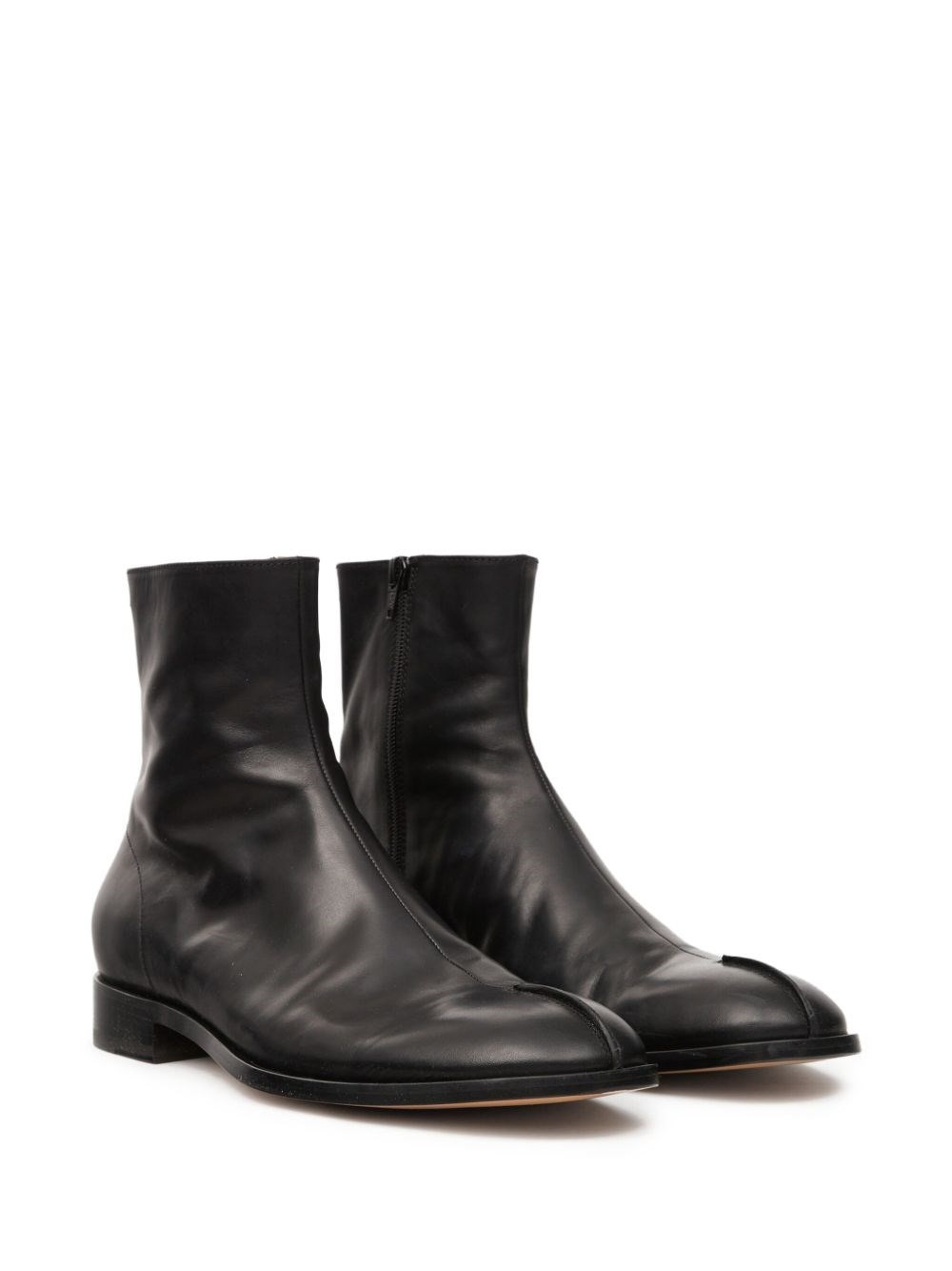 Leather ankle boots - 5